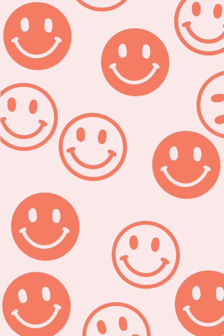 Buy Retro Preppy Smiley Face Flower Phone Wallpaper Background Online in  India  Etsy