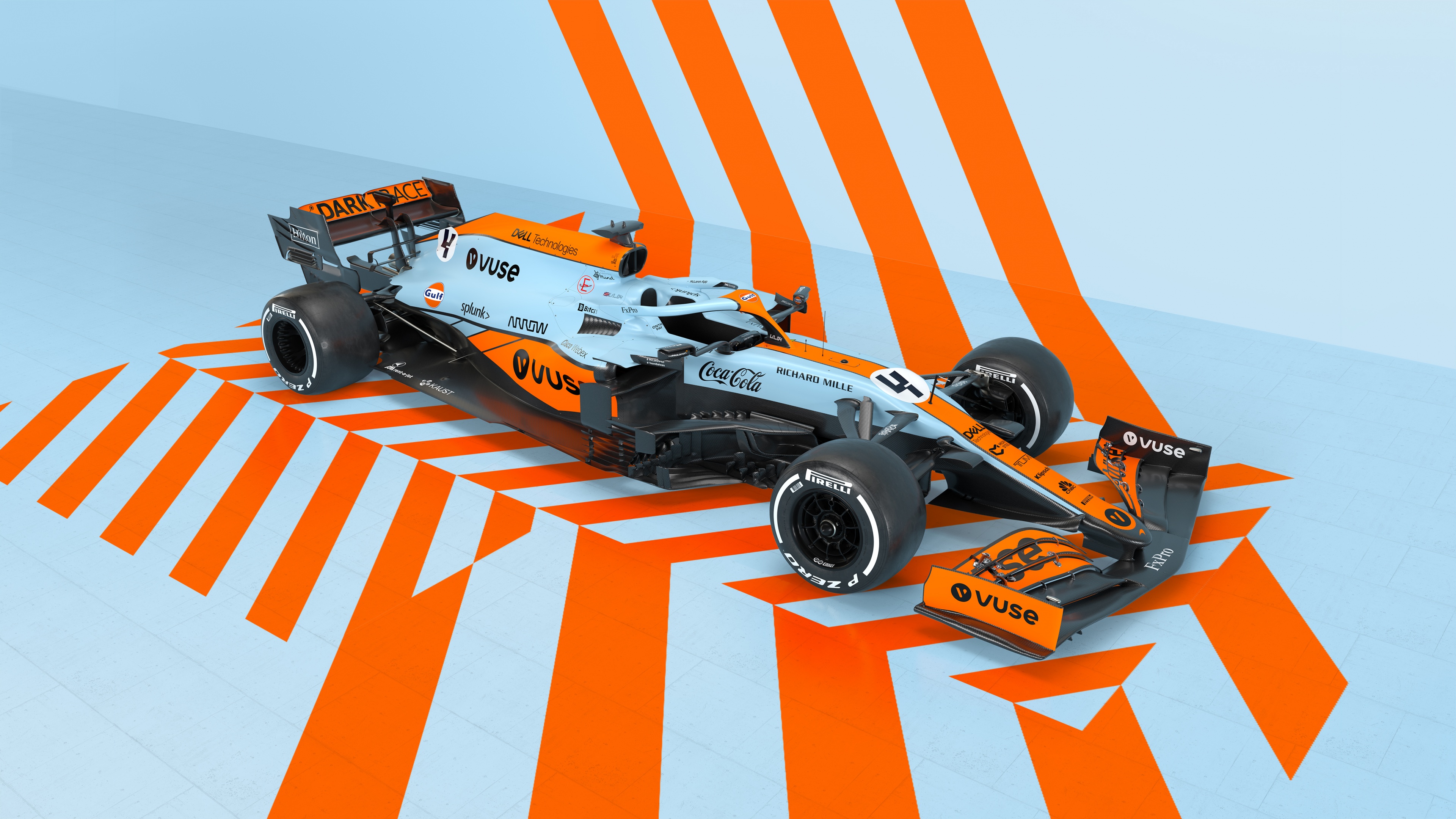 McLaren MCL35M Wallpaper 4K, Formula One cars, F1 Cars