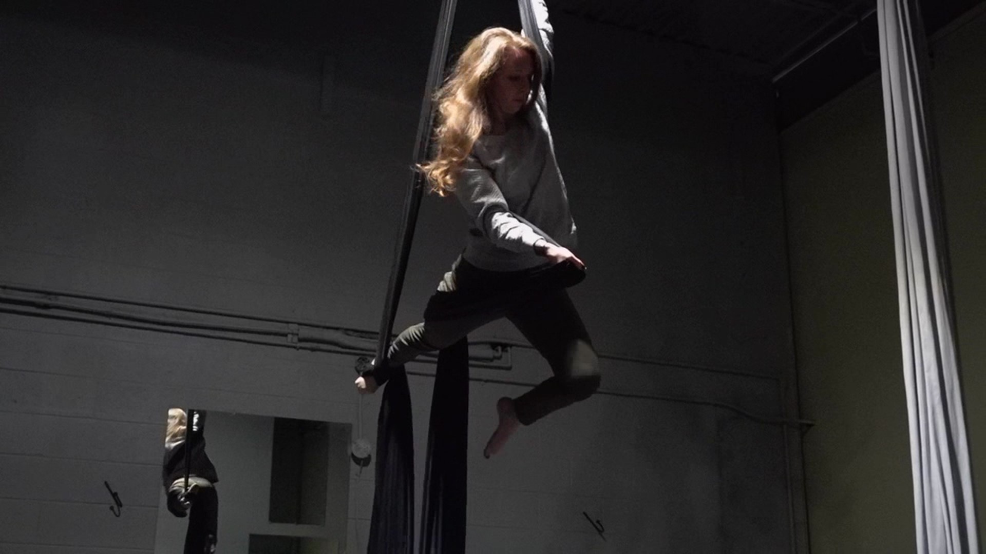 Certified nurse assistant teaches folks how to be aerialists