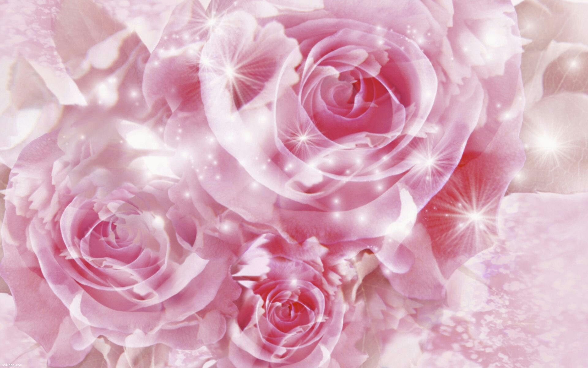 Shining pink roses. Pink flowers wallpaper, Beautiful pink roses, Beautiful flowers
