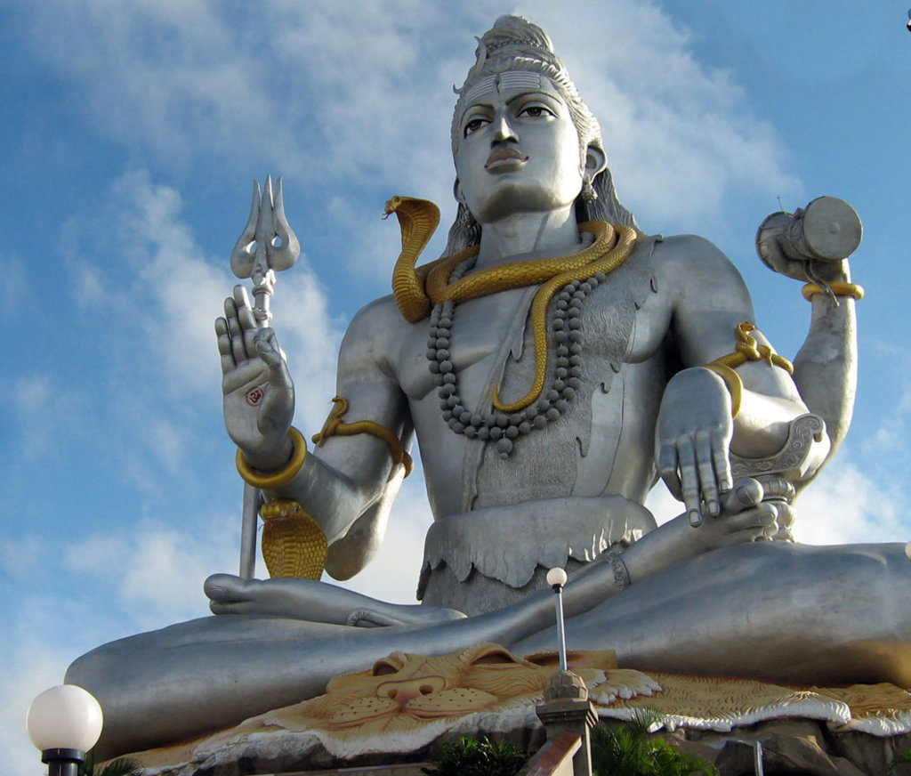 mahadev HD wallpaper, statue, landmark, sculpture, hindu temple, temple