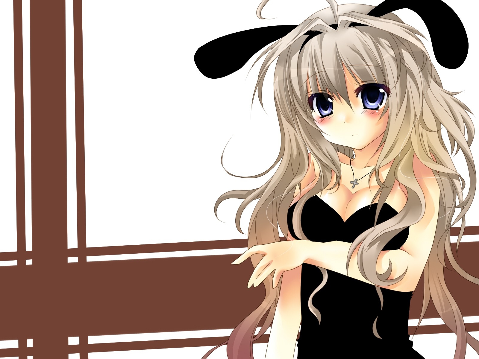 Download Wallpaper, Download 1600x1200 animal ears blush suzu anime girls bunny suit 1600x1200 wallpaper Animals HD Wallpaper, Hi Res Animals Wallpaper, High Definition Wallpaper