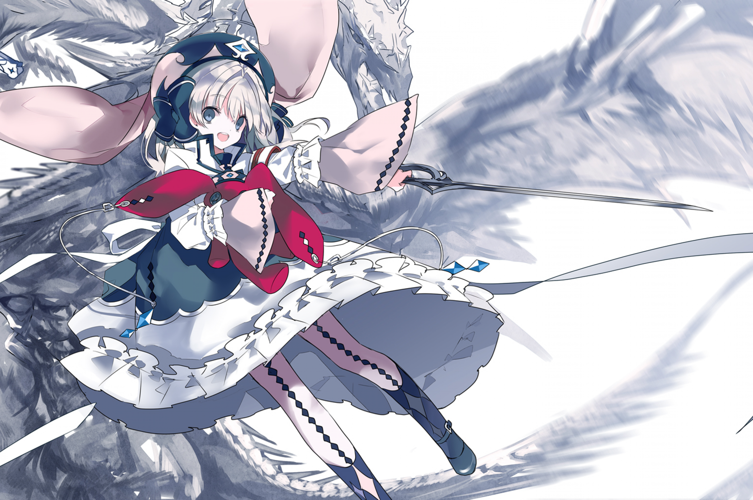 Download 2560x1700 Anime Girl, Bunny Outfit, Bunny Ears Wallpaper for Chromebook Pixel