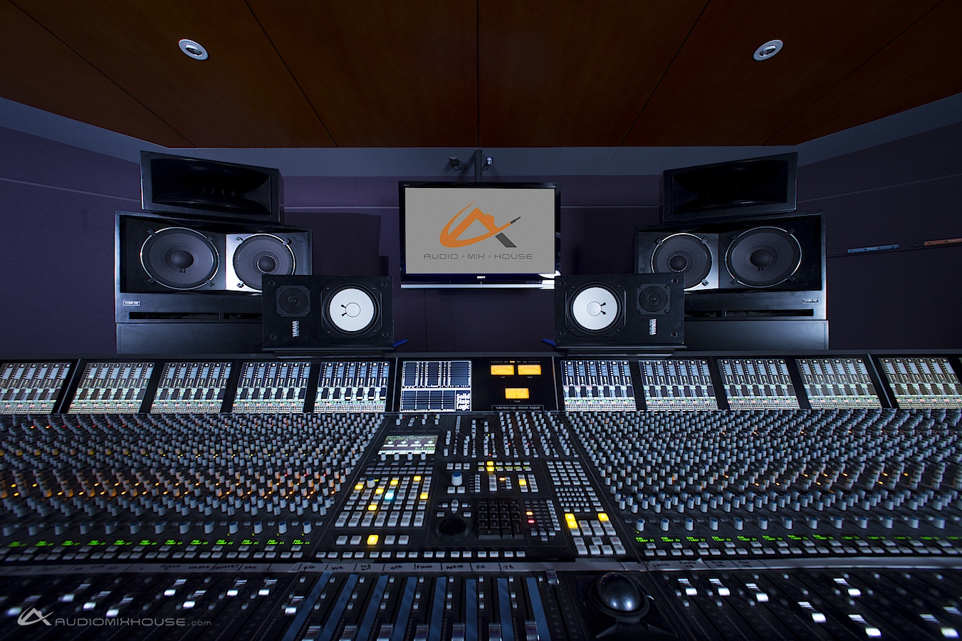 96 Channel Solid State Logic (SSL) Duality At Audio Mix House, Studio