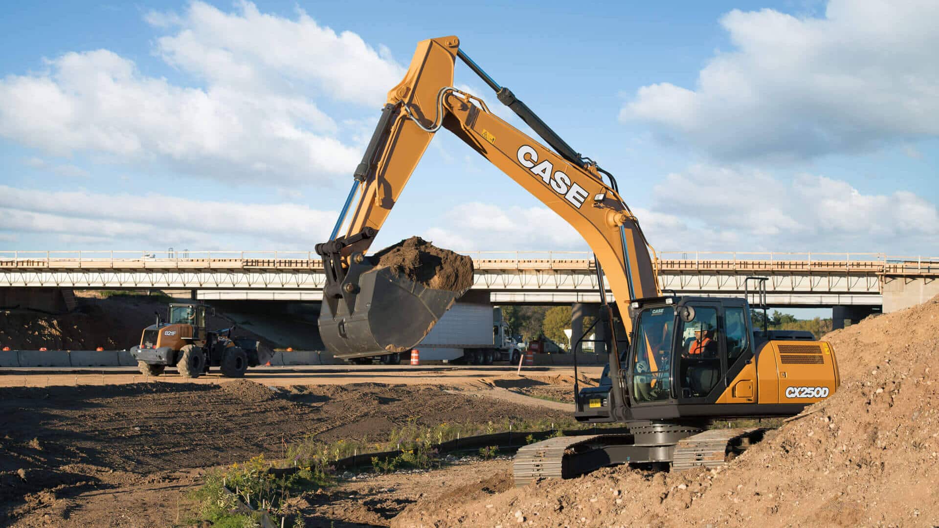 Full Size Excavator Image. CASE Construction Equipment