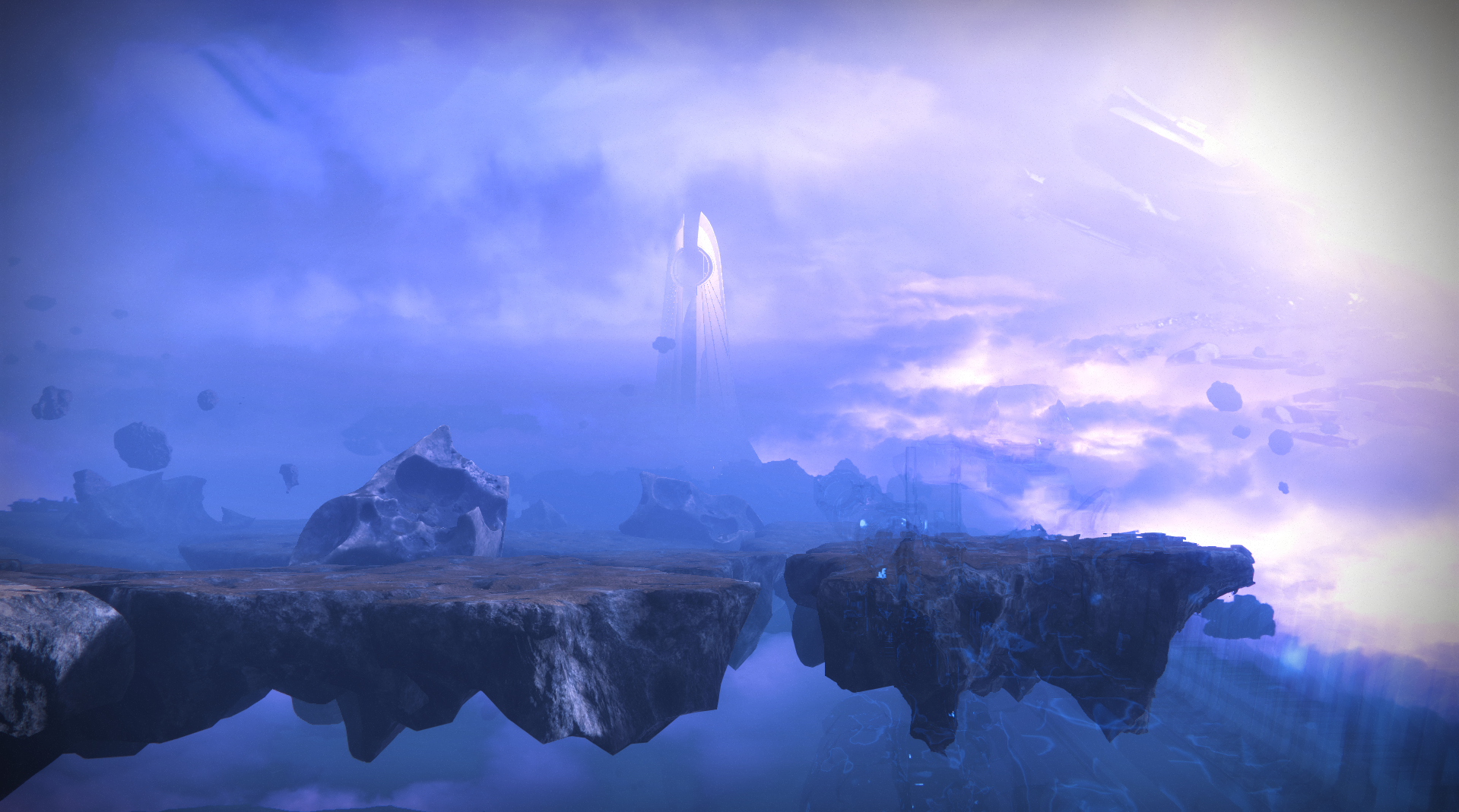 Dreaming City is seen from Tangled Shore