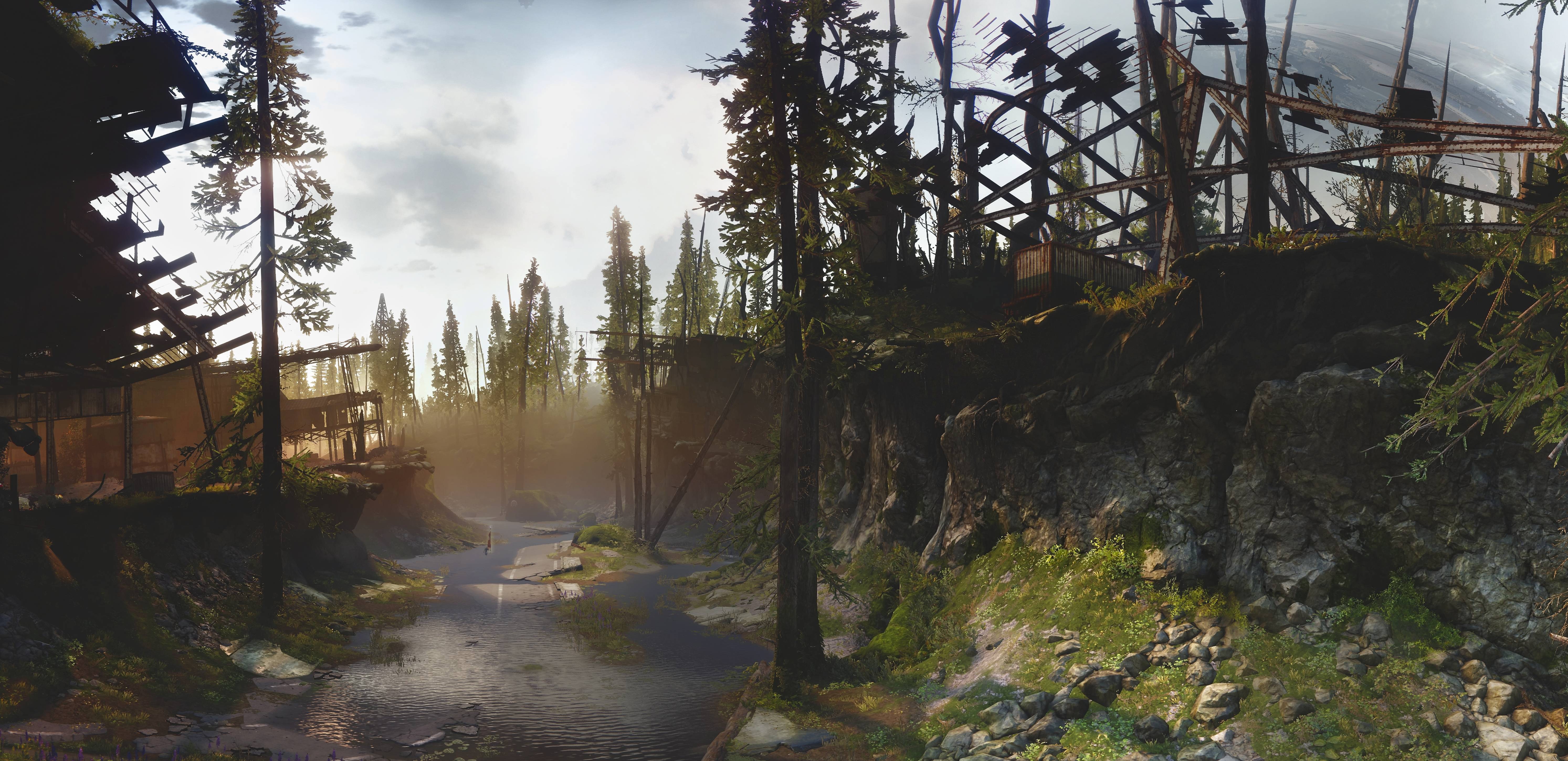 Ultra Wide EDZ Sludge Desktop Wallpaper [5974 × 2899] [OC]