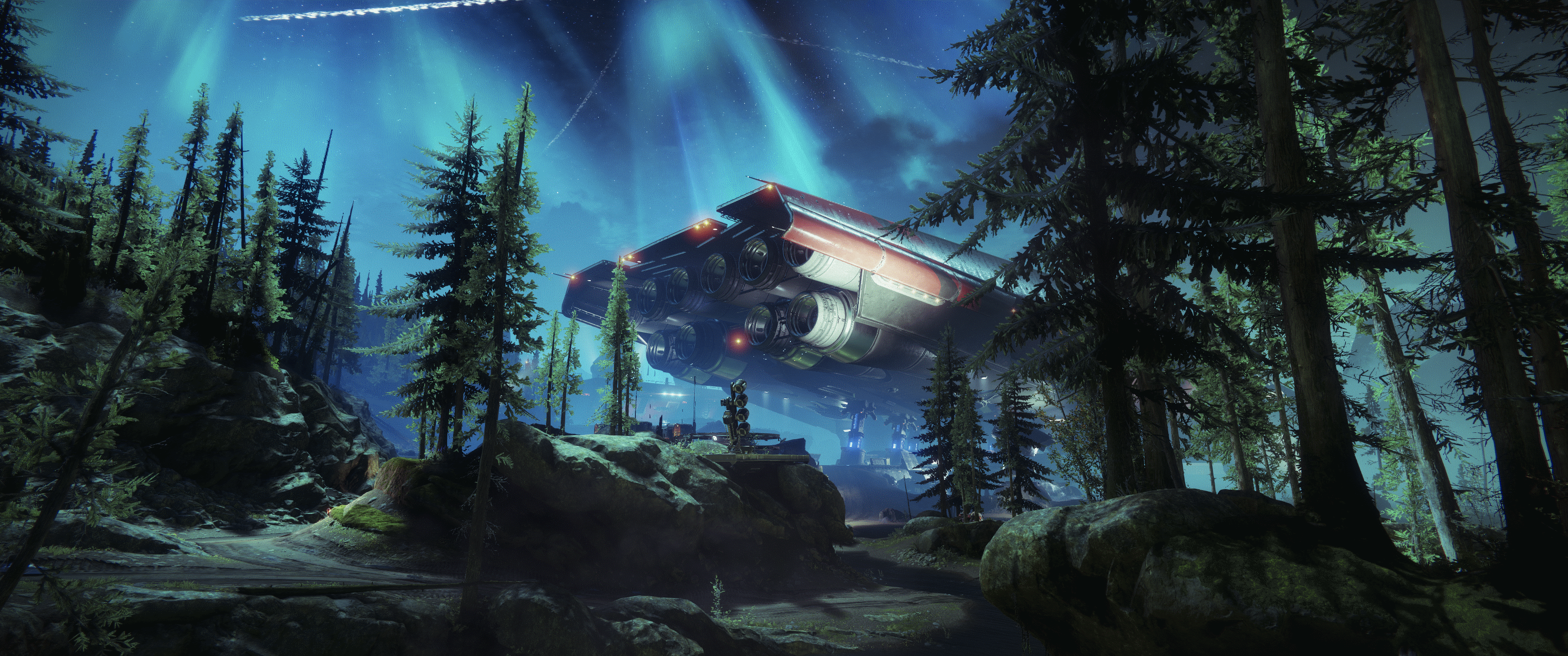 A screenshot taken from the Tunnel Entrance at the Sunken Isles in the EDZ. HD Wallpaper