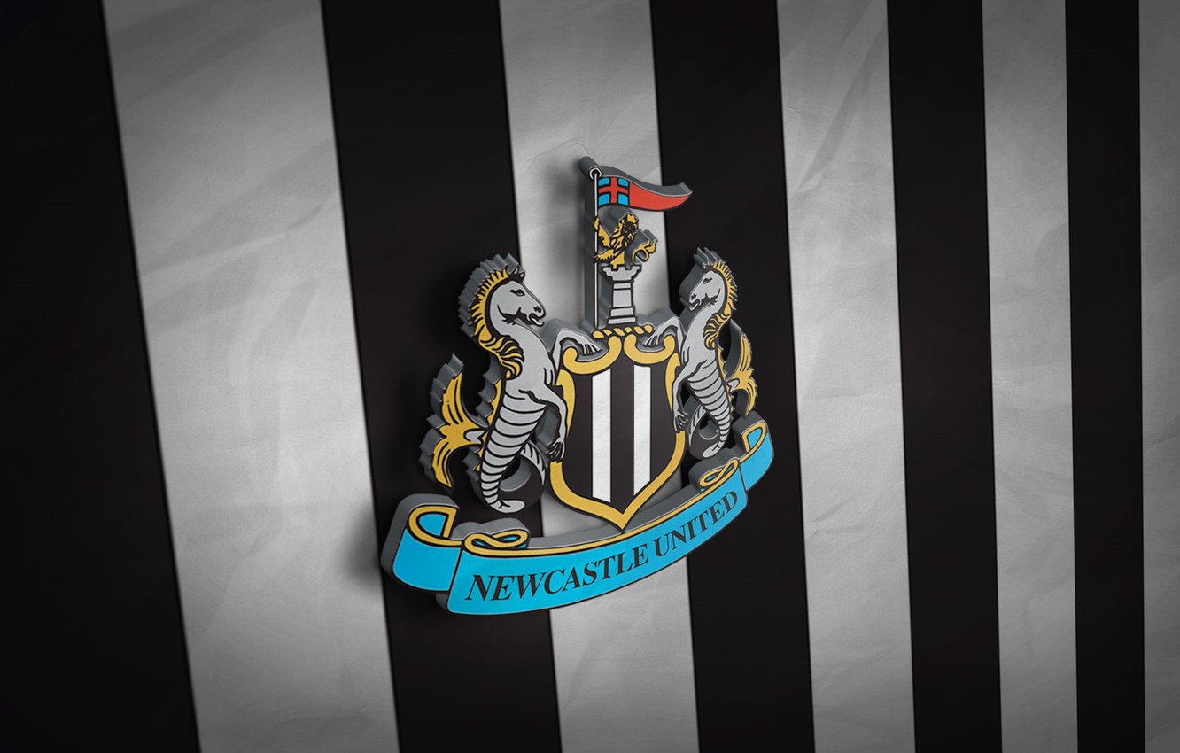 Wallpaper wallpaper, sport, football, Premier League, England, Newcastle United, 3D logo image for desktop, section спорт