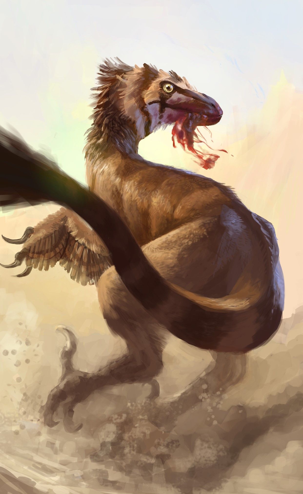 Utahraptor (Cretaceous) ideas. prehistoric creatures, prehistoric animals, paleo art