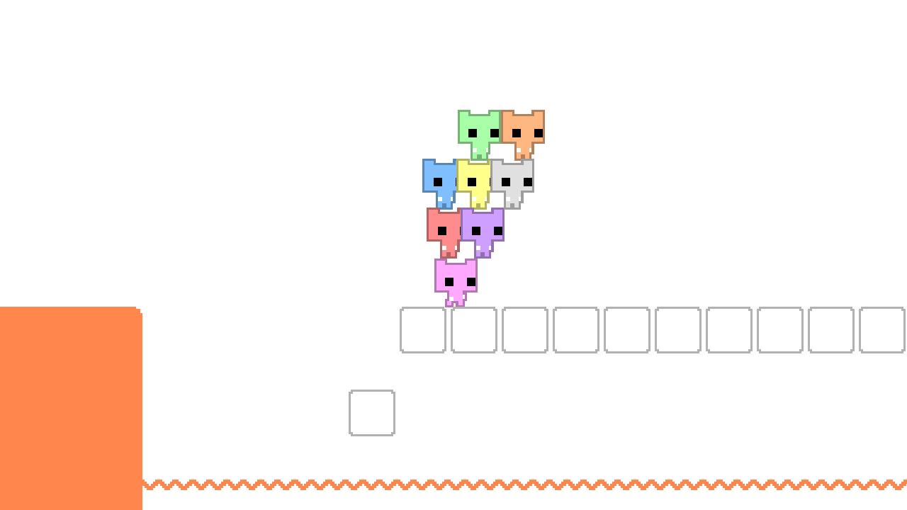 TECO [PICO PARK Is Out Now On Steam, 10% Off] PICO PARK Is A Coop Local Online Multiplay Action Puzzle Game For 2 8 Players. This Is Switch Version + Online