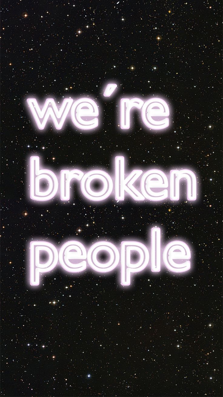 we´re broken people. Vehicle logos, Audi logo, Broken people