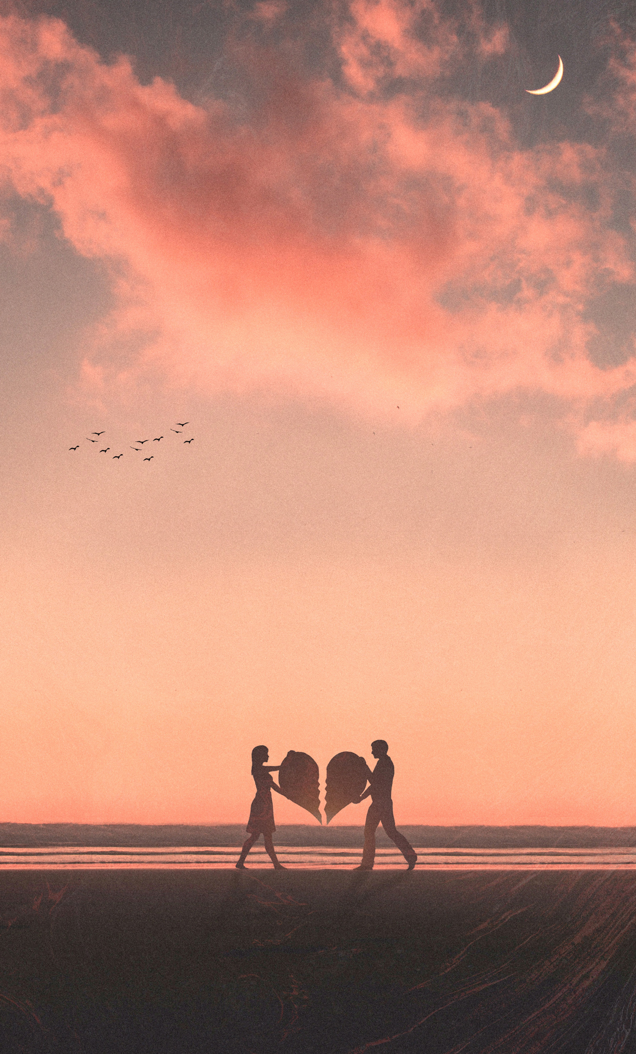 Broken Love 4k iPhone HD 4k Wallpaper, Image, Background, Photo and Picture
