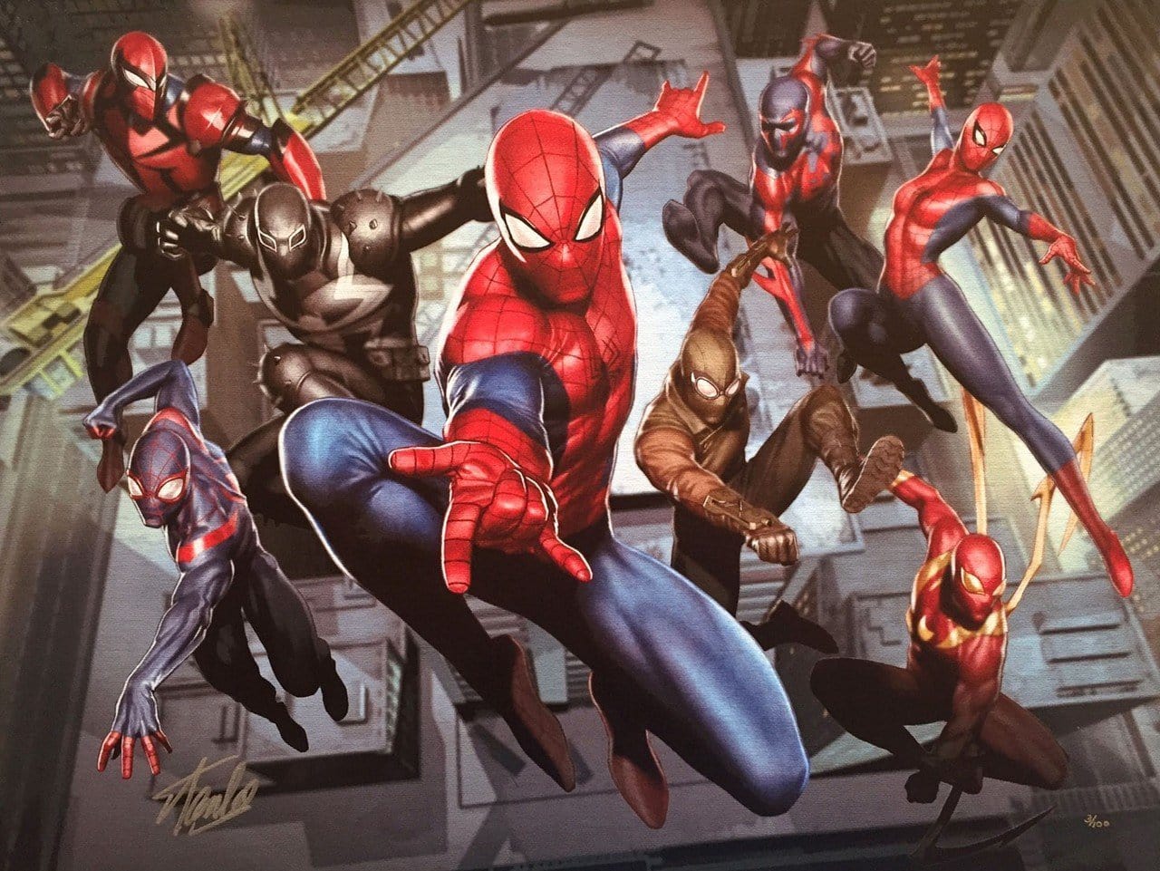 Web Warriors Art By Stan Lee