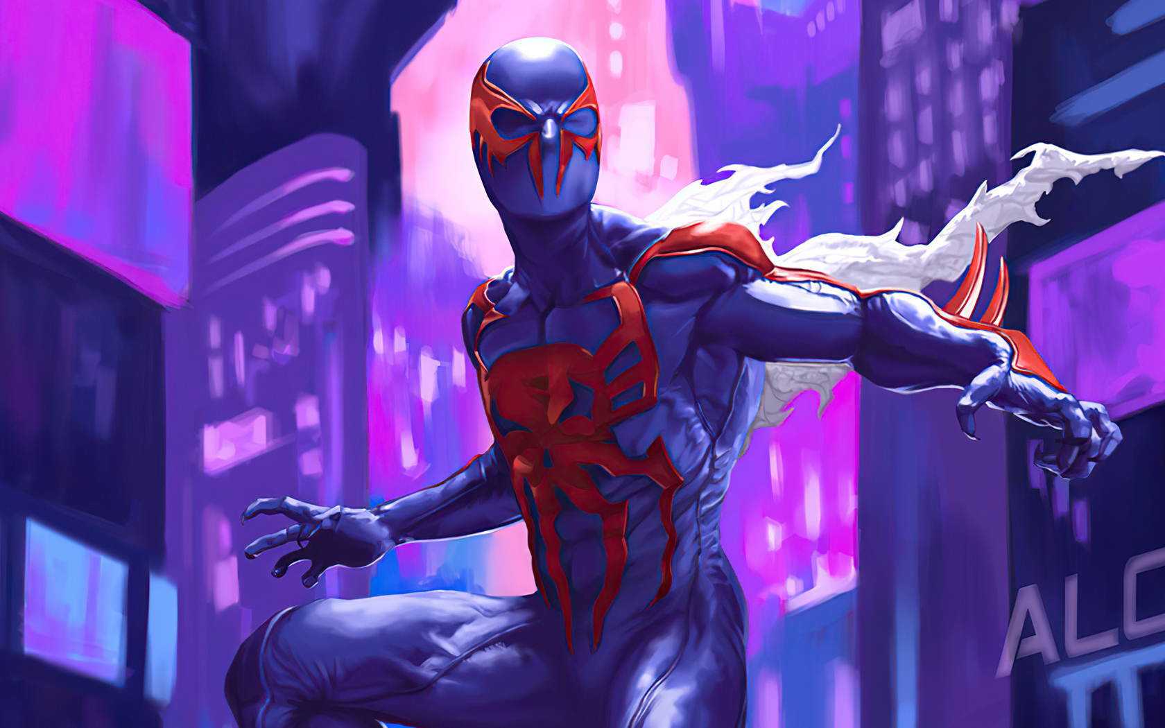 4k Spiderman 2099 1680x1050 Resolution HD 4k Wallpaper, Image, Background, Photo and Picture
