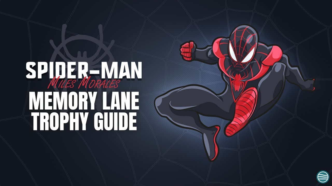 Spider Man Miles Morales All 8 Postcards. Memory Lane Trophy Guide