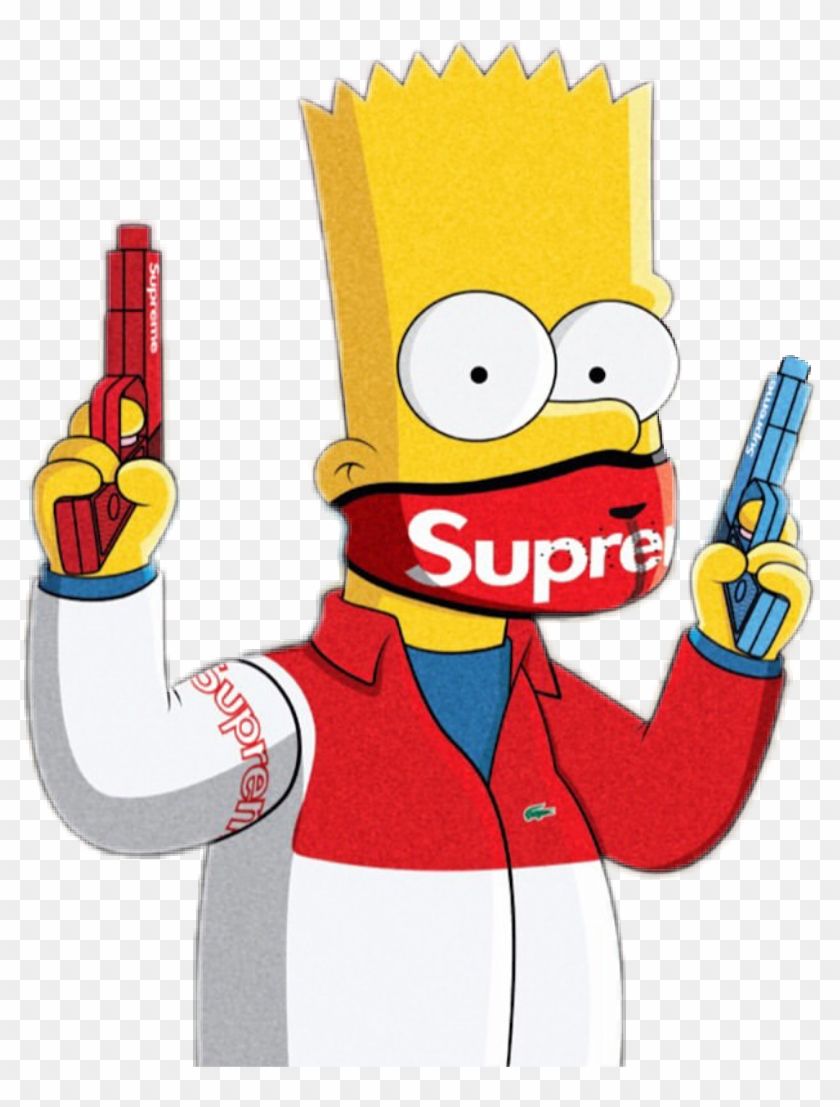 Nike Bart Simpson iPhone Wallpaper