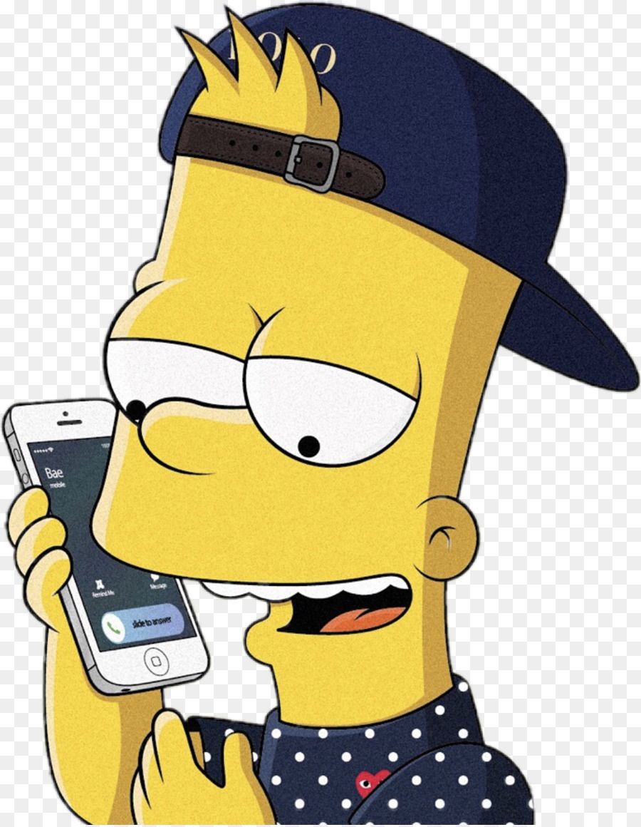 Nike Bart Simpson iPhone Wallpaper