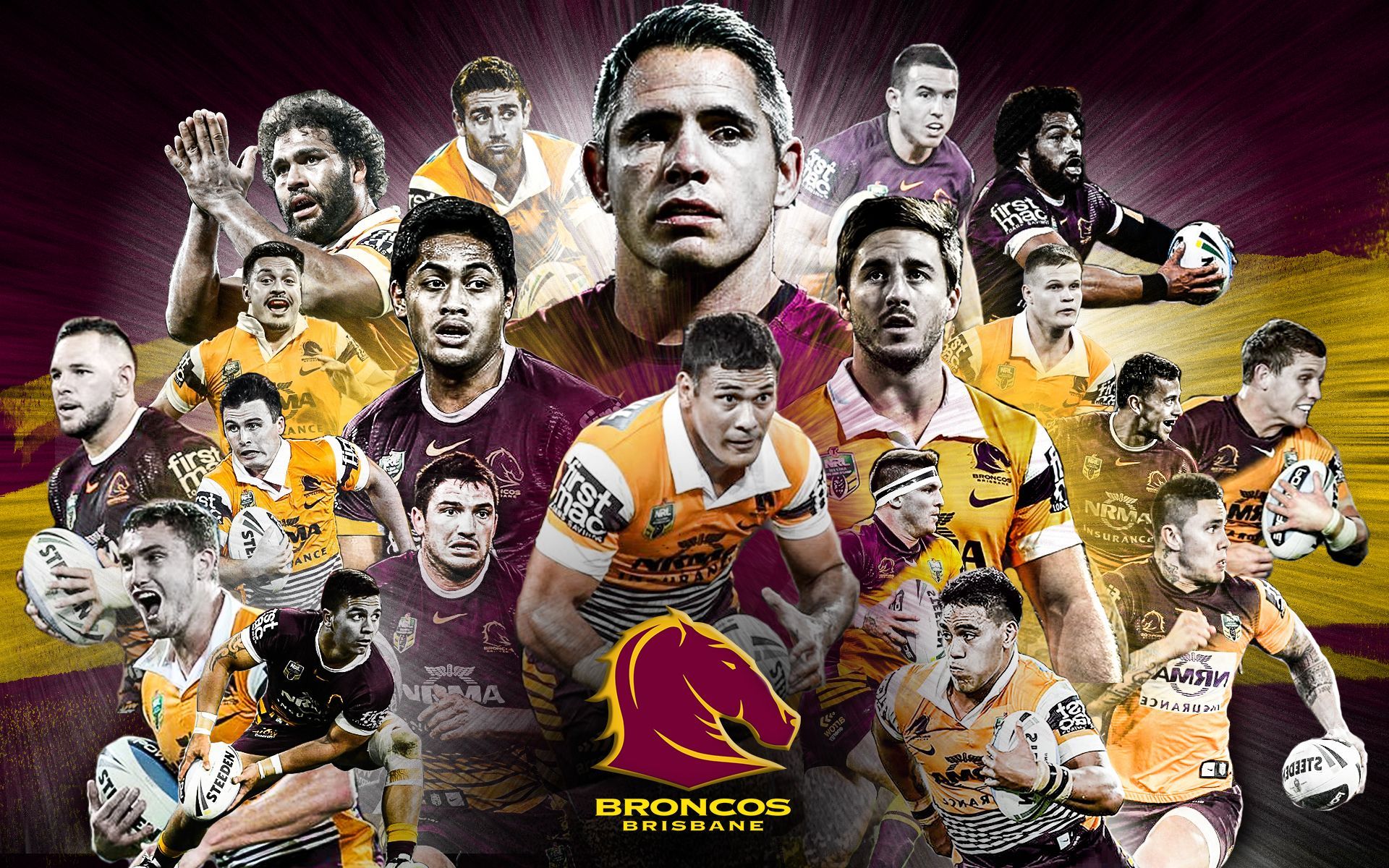 Brisbane Broncos - NRL Wallpaper (29425674) - Fanpop