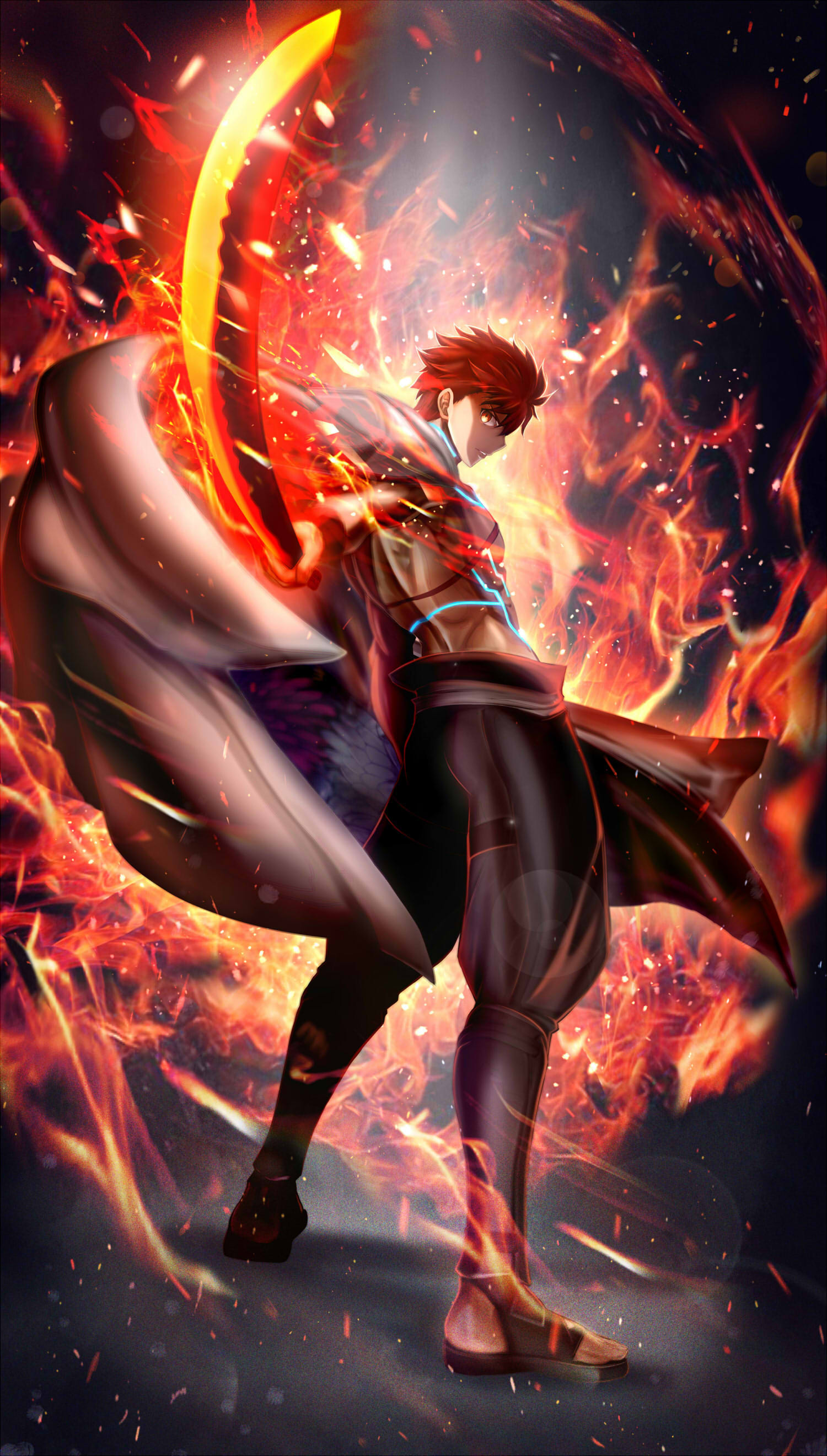 Emiya Shirou Muramasa Sengo Fate. Fate anime series, Fate stay night anime, Fate archer