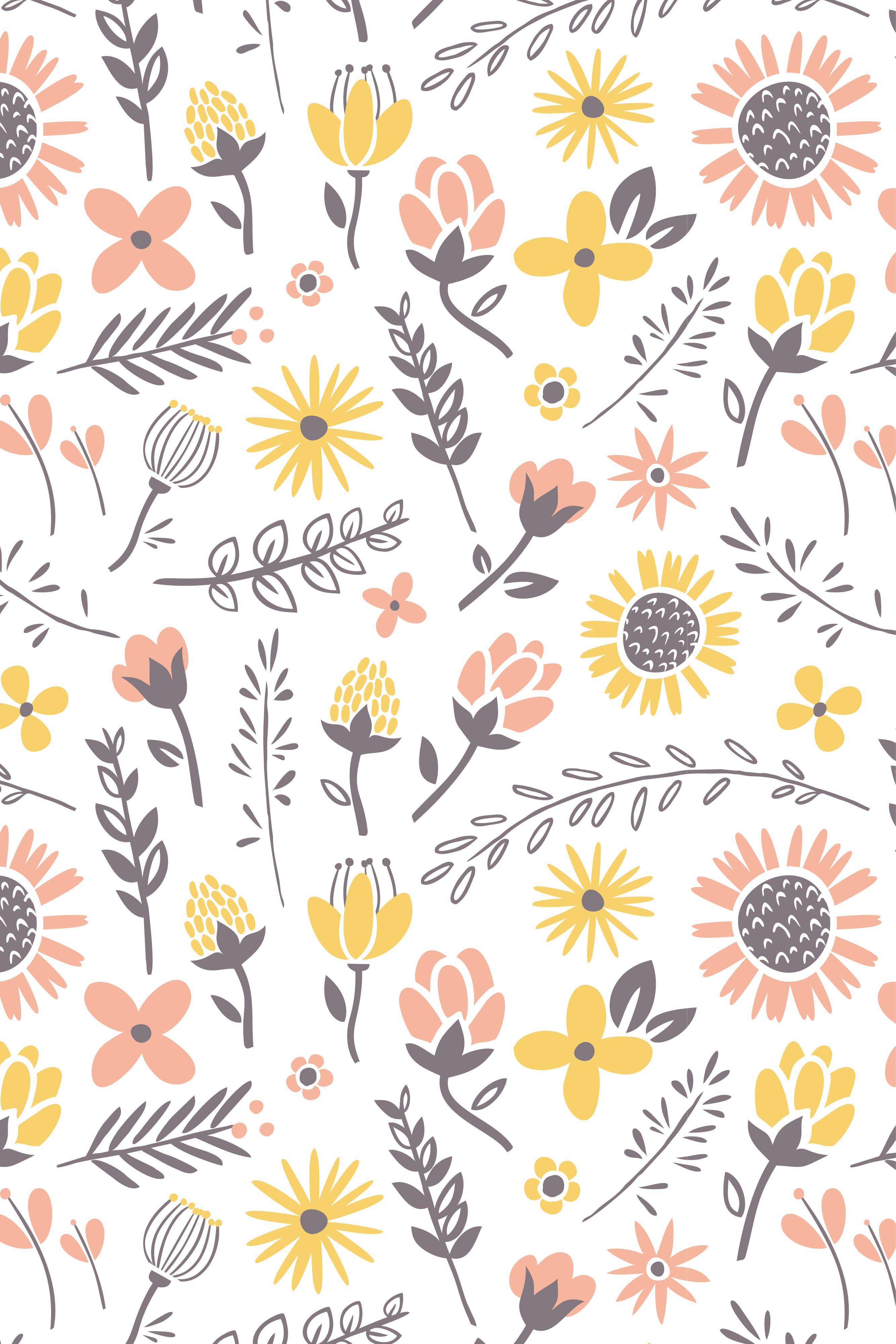 Cute Spring Pattern Wallpaper Free Cute Spring Pattern Background