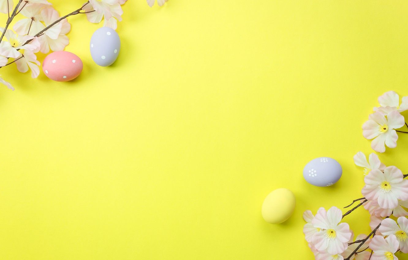 Easter Floral Wallpaper