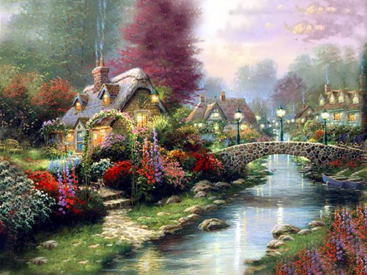 Thomas Kinkade Wallpaper