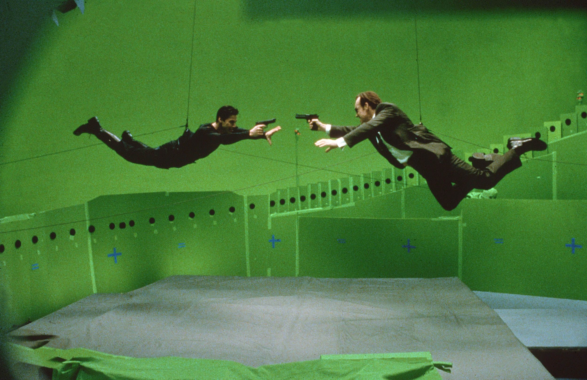 The Matrix Set Photo Matrix Behind the Scenes Photo