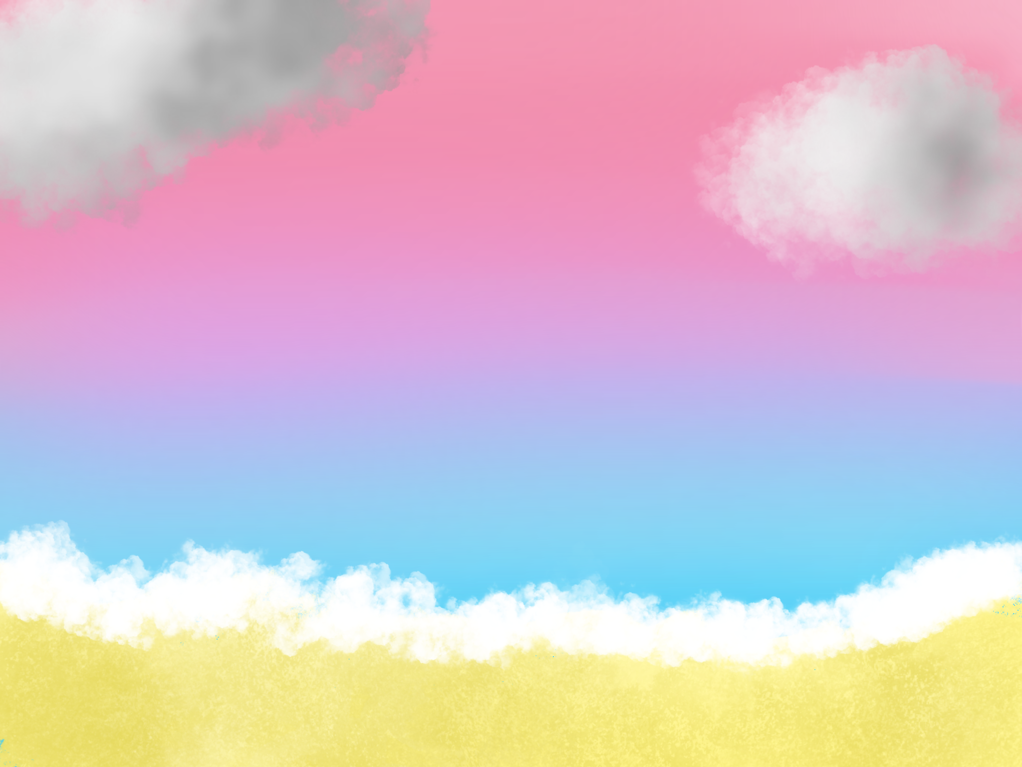Subtle Genderflux Beach. Digital art, Outdoor, Beach