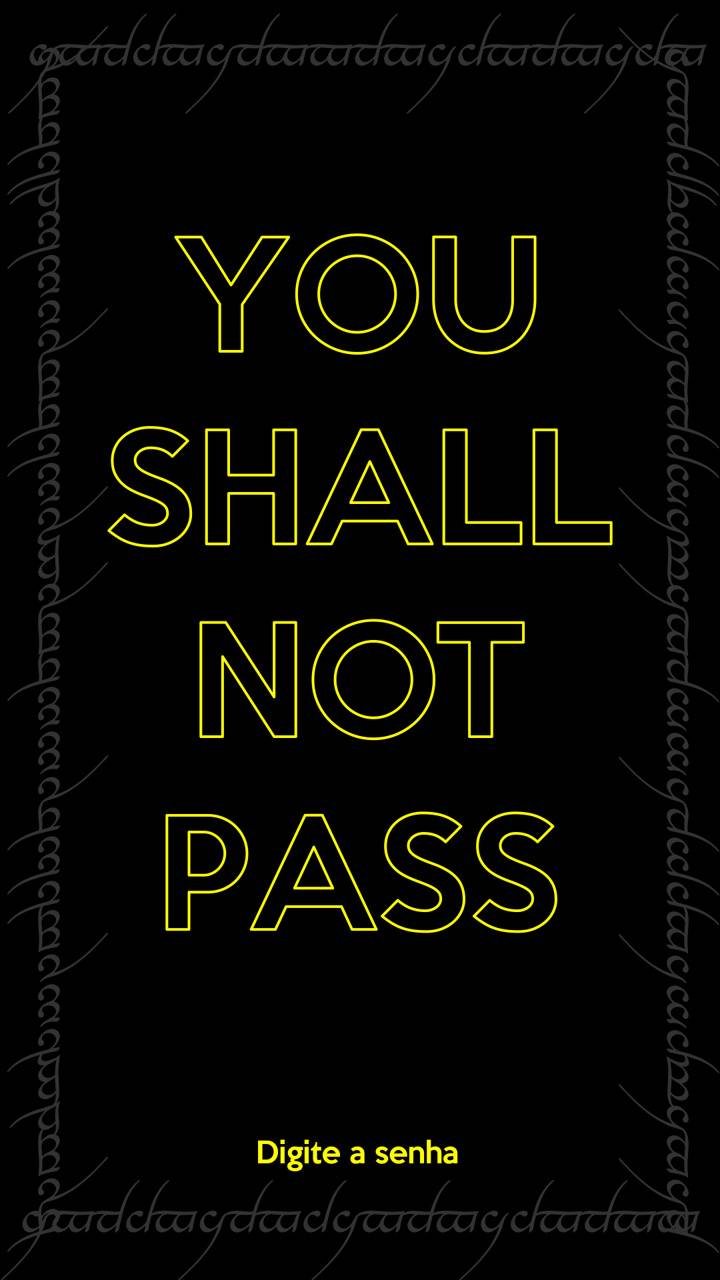 You Shall Not Pass Wallpaper Free You Shall Not Pass Background