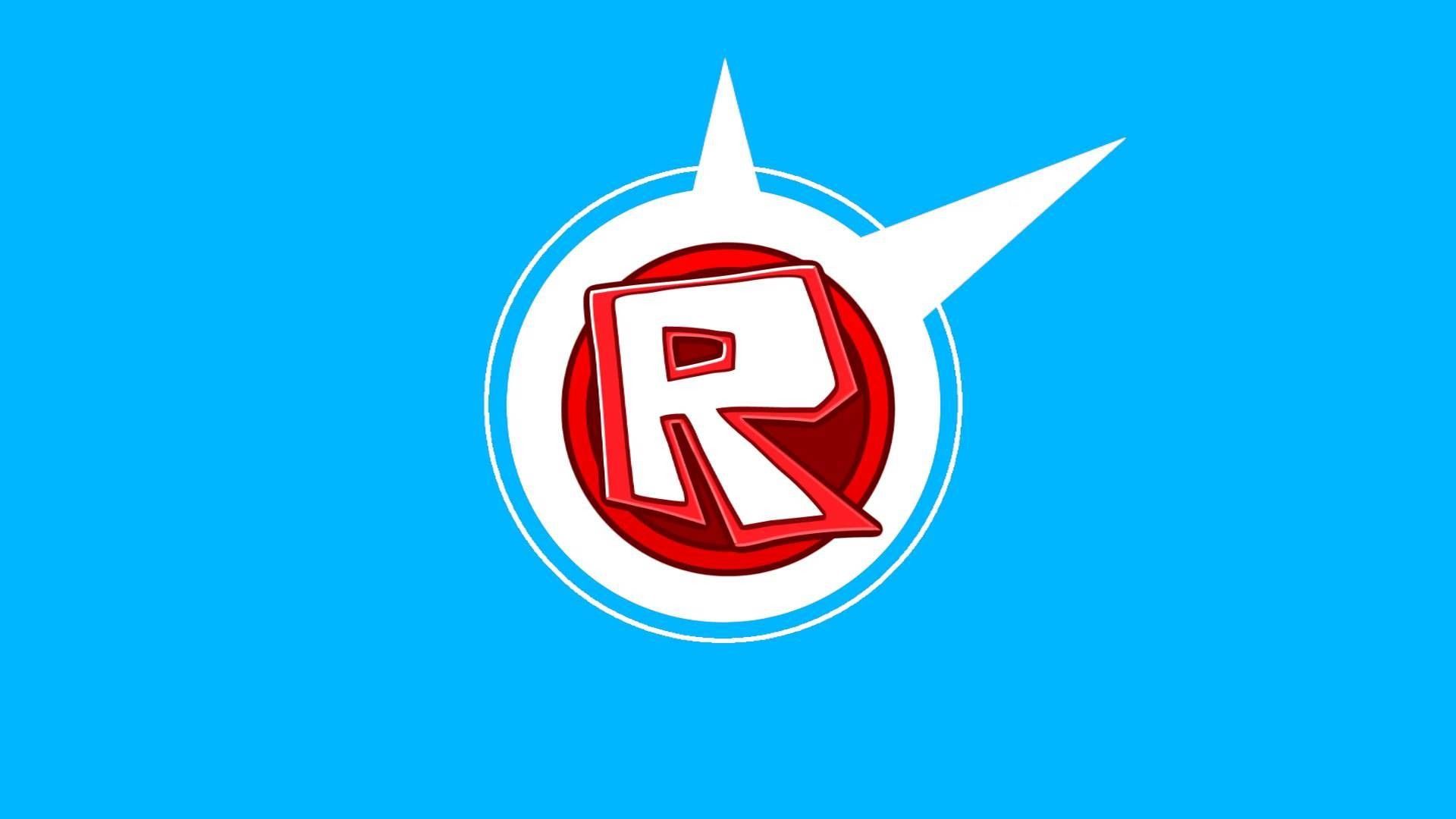 Download Logo Roblox Blue And Pink Wallpaper