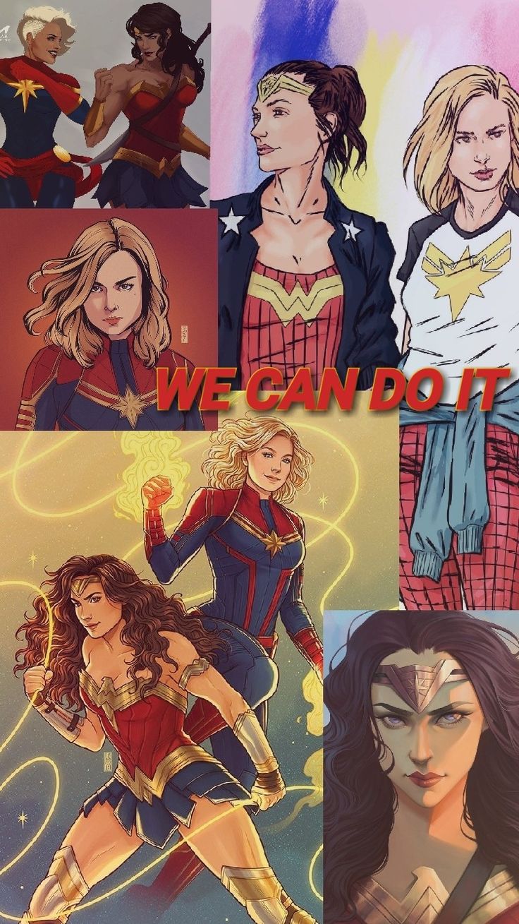 WE CAN DO IT. Marvel wallpaper, Dc heroes, Marvel
