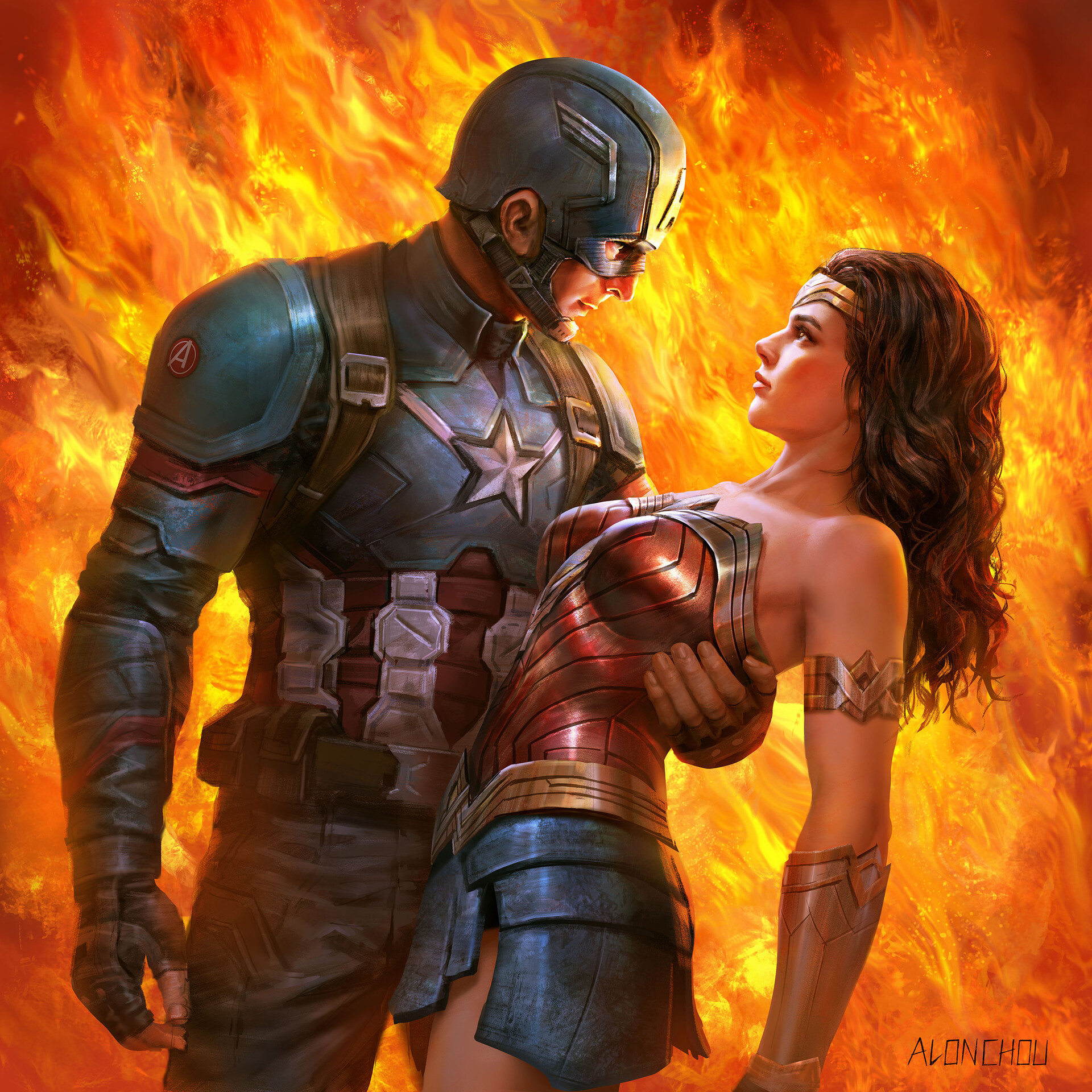 Wonder Woman Justice League DC Comics Women Movies Vertical Superhero Diana Wonder Woman Drawing Fan Wallpaper:1920x1920