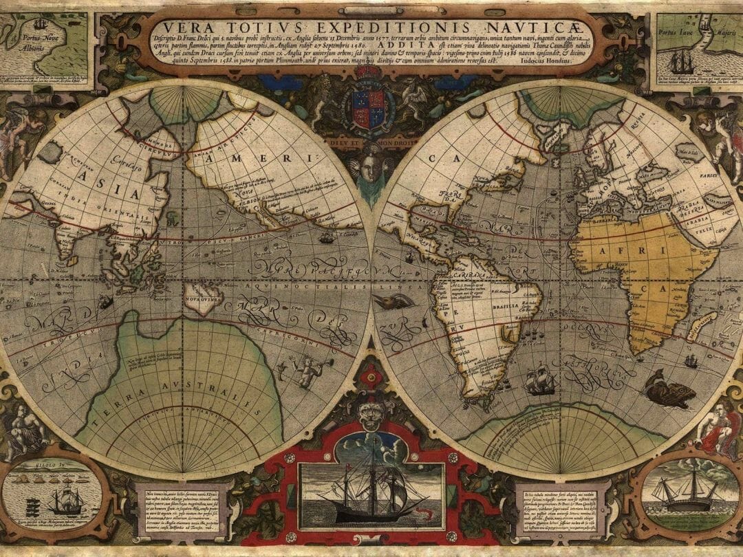 Vintage Diagrams Paper World Map Map / iPhone HD Wallpaper Background Download HD Wallpaper (Desktop Background / Android / iPhone) (1080p, 4k) (1080x810) (2022)