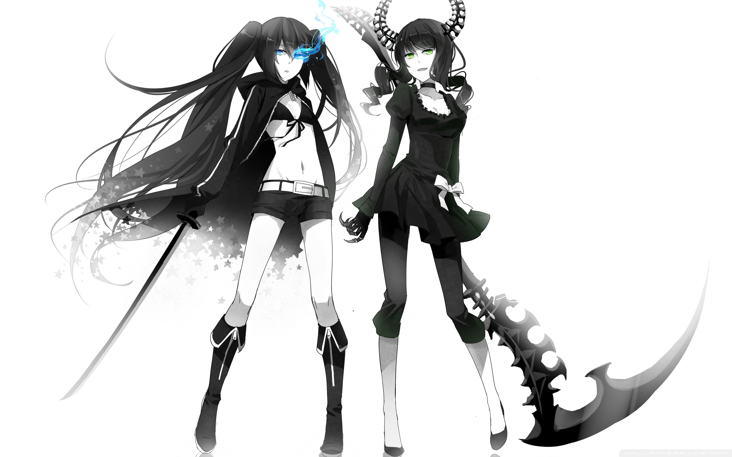 Dead Master Black Rock Shooter Ultra HD Desktop Background Wallpaper for