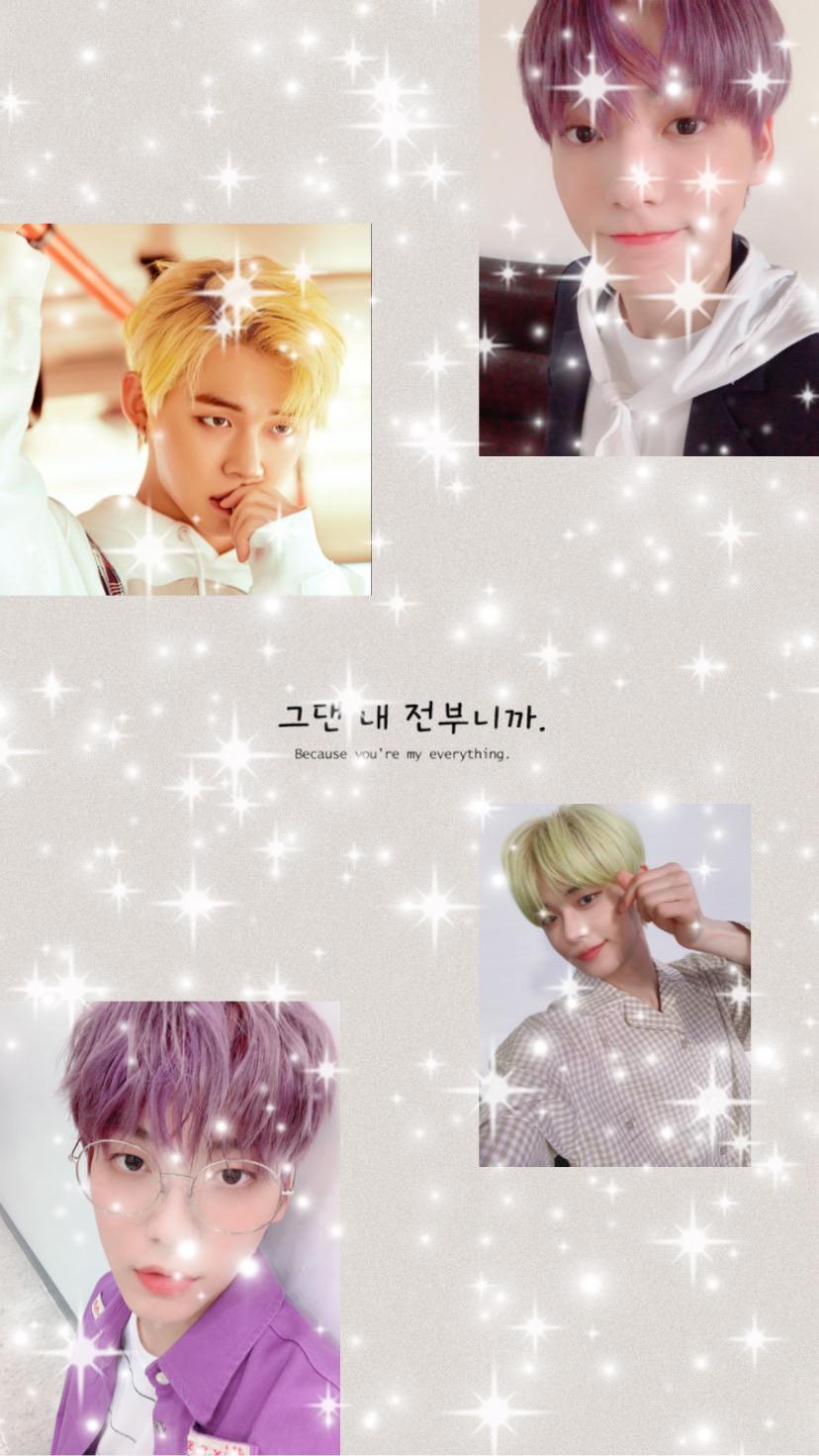 I made a Soobin and Yeonjun wallpaper because they're my 2 biases