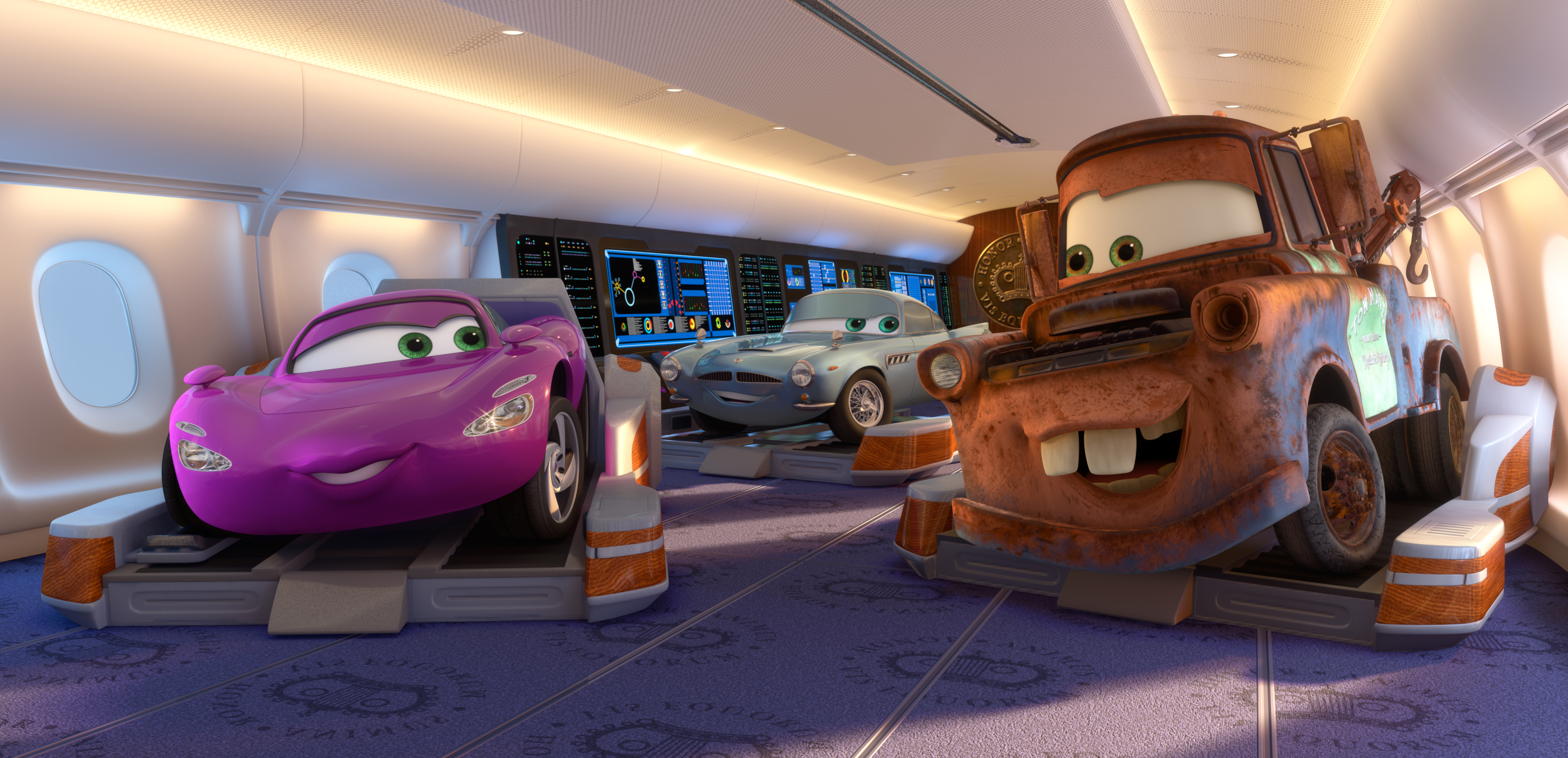 Cars 2 Characters Image & Descriptions Revealed + Finn McMissle 3D Turnaround Video