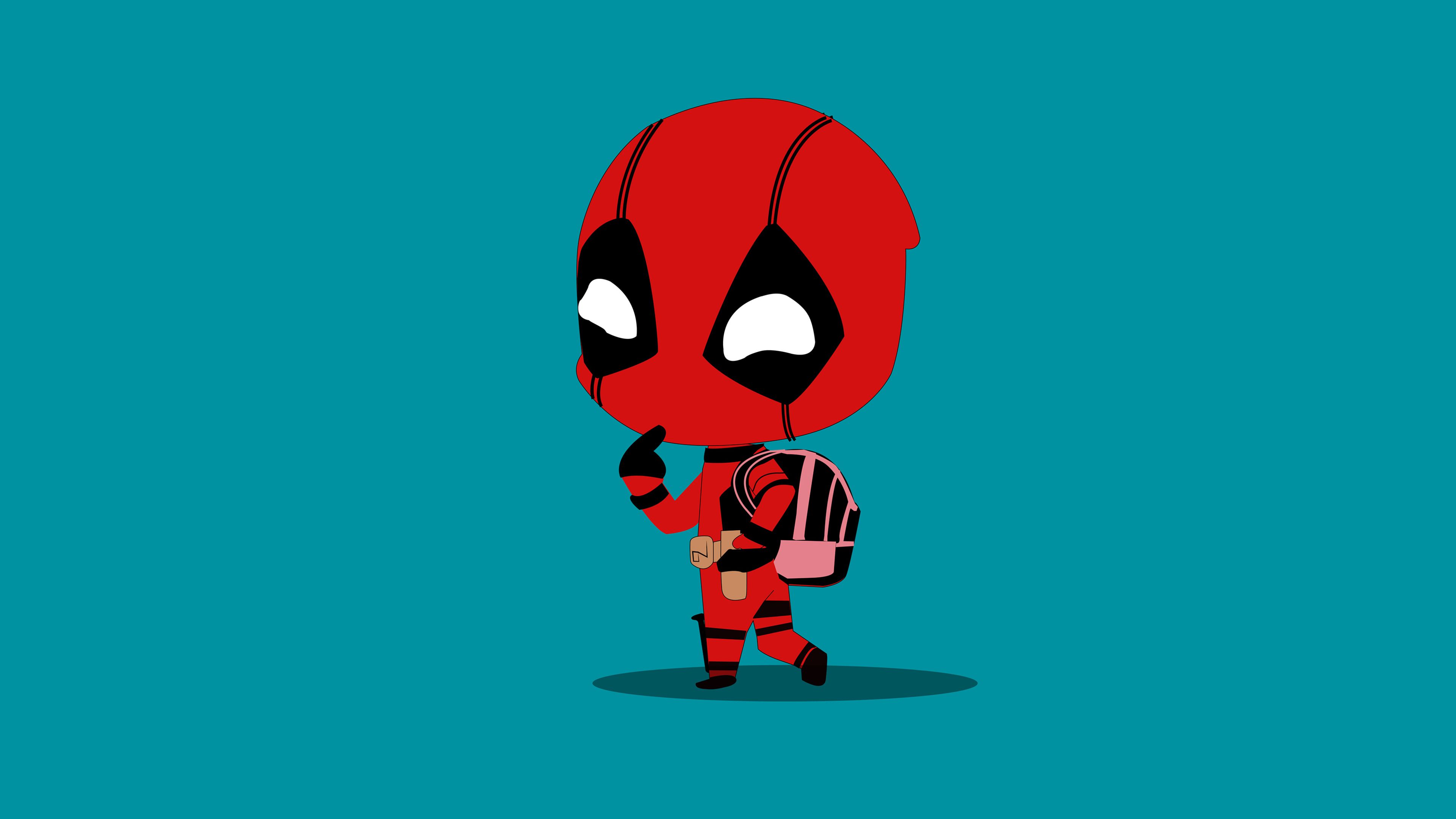 Cute Cartoon Deadpool Wallpaper Free Cute Cartoon Deadpool Background