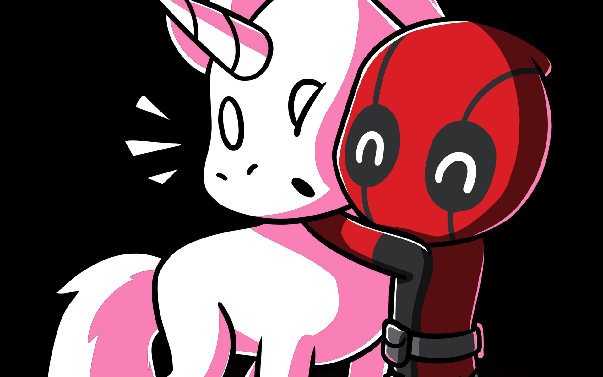 Deadpool Loves Unicorns 1080P Resolution HD 4k Wallpaper, Image, Background, Photo and Picture
