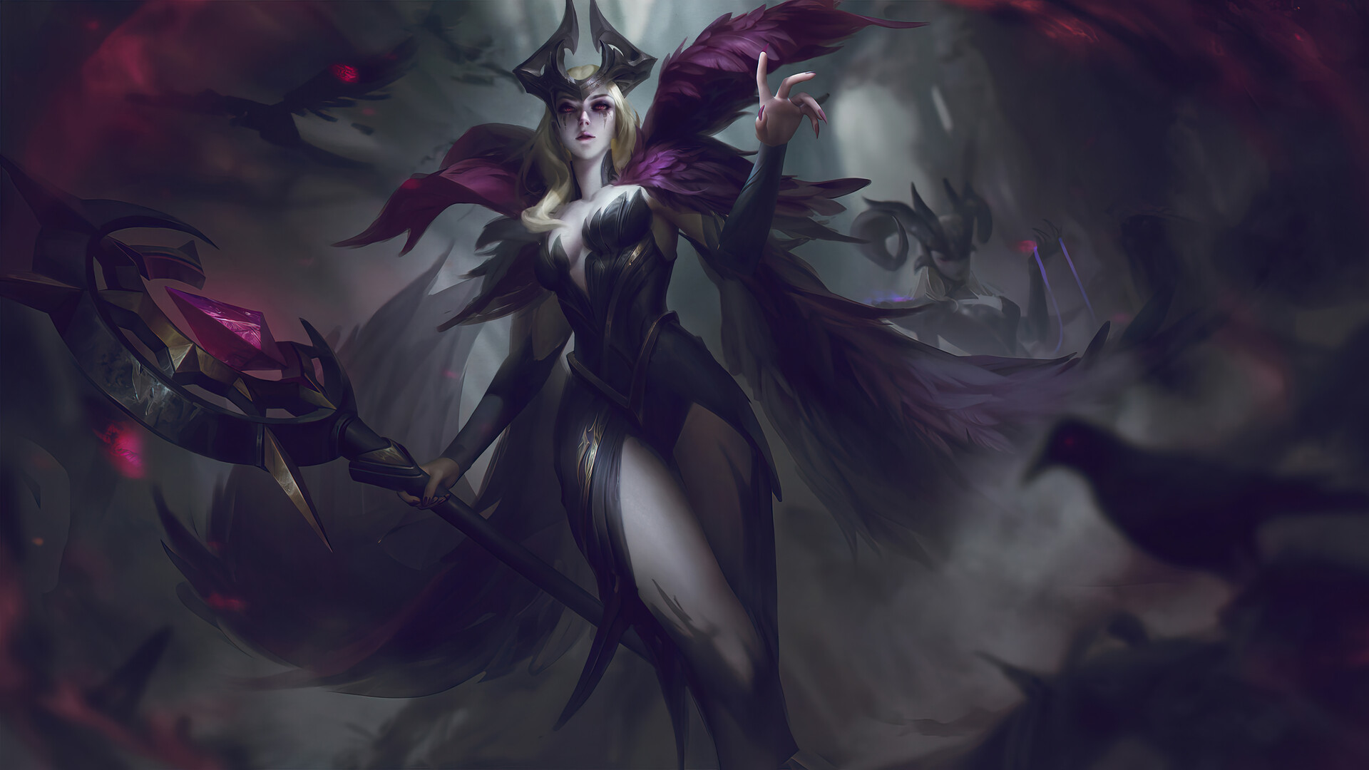 Coven LeBlanc LoL Phone iPhone 4K Wallpaper free Download