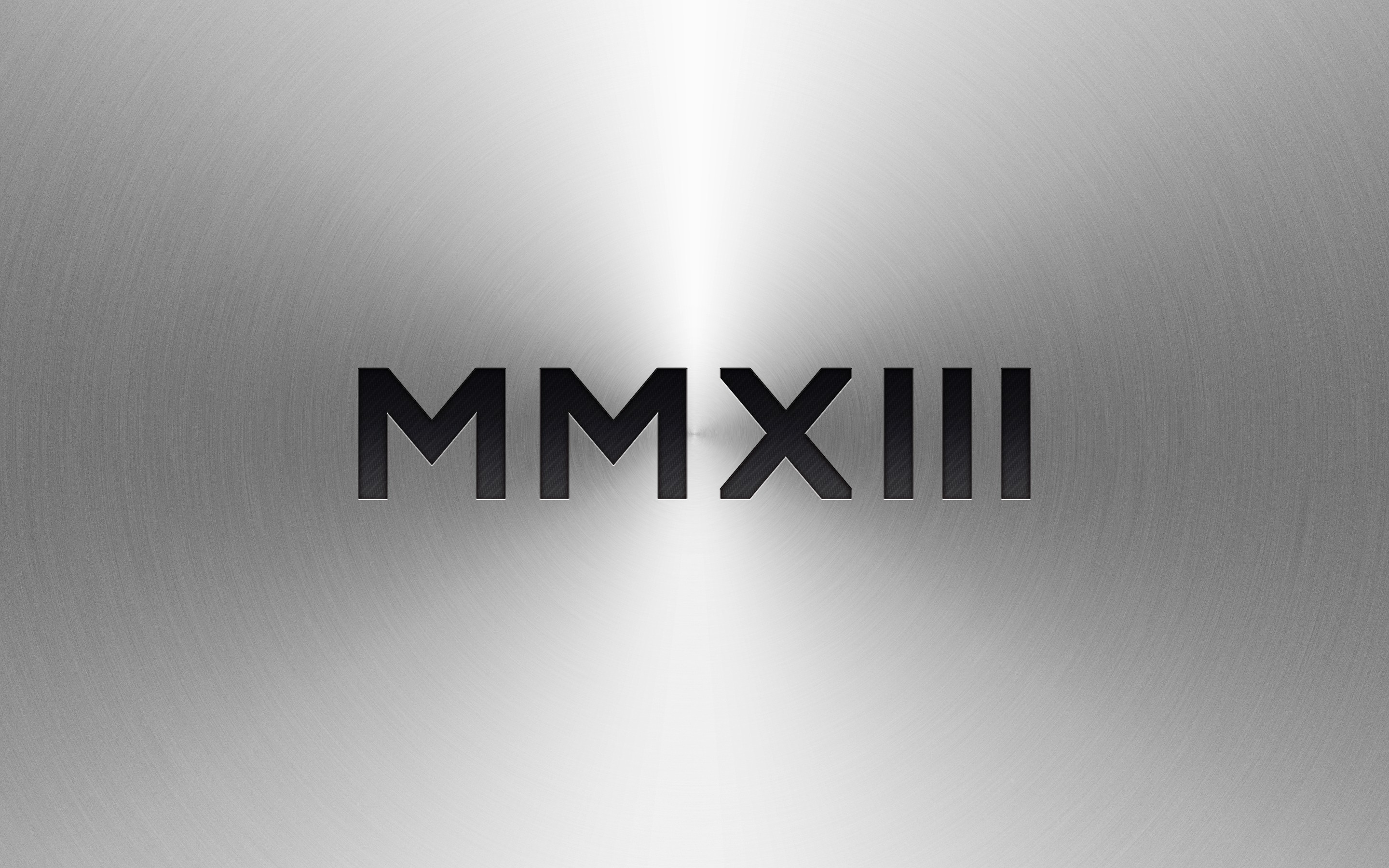 roman, Numerals, 2013, Metal Wallpaper HD / Desktop and Mobile Background