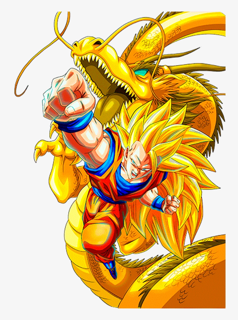 Goku Dragon Fist By Alexiscabo1 D9lto7k Saiyan 3 Goku Dokkan Transparent PNG Download On NicePNG