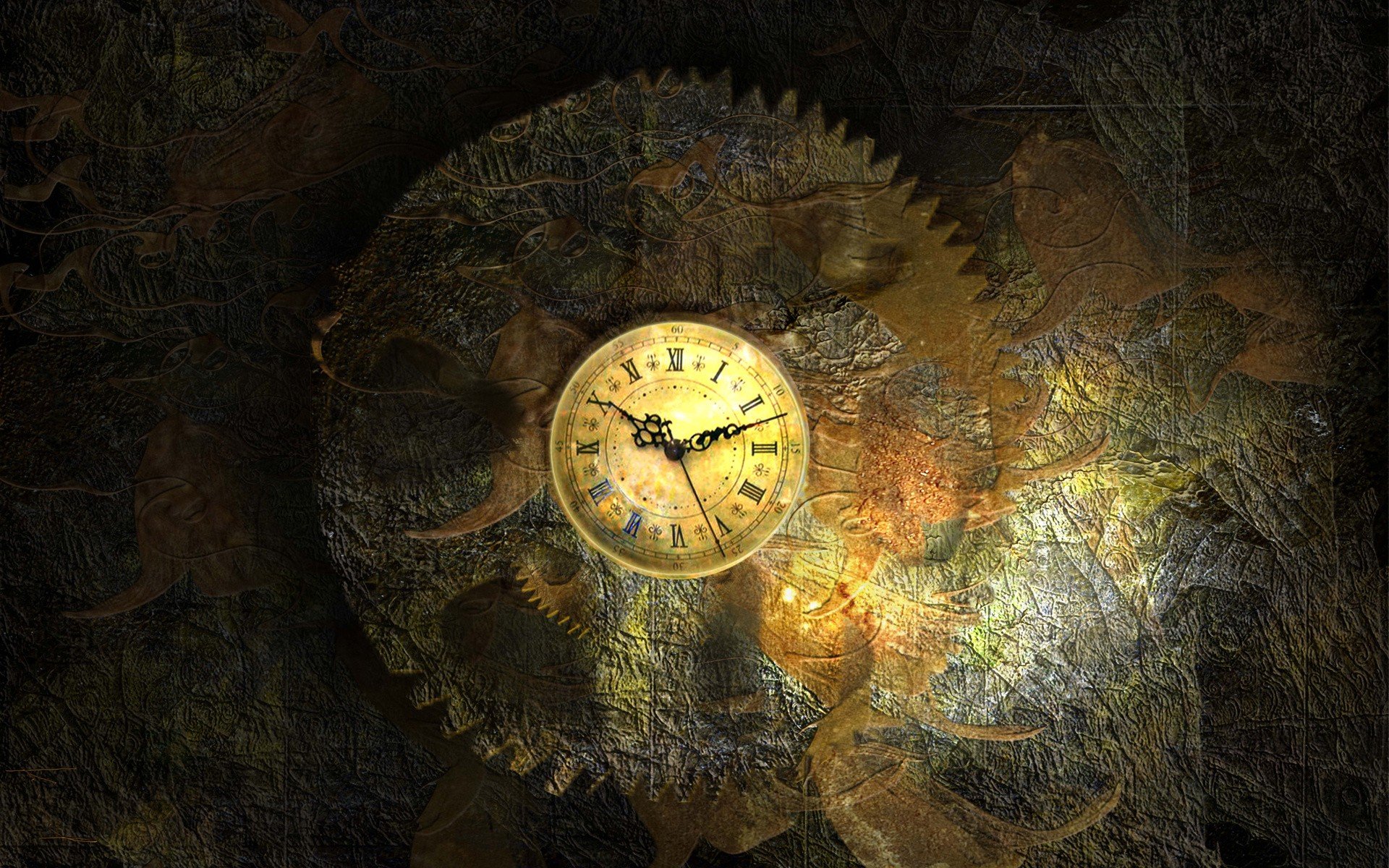 hand, Clocks, Clockworks, Vintage, Roman numerals, Watch, Gears, Time Wallpaper HD / Desktop and Mobile Background