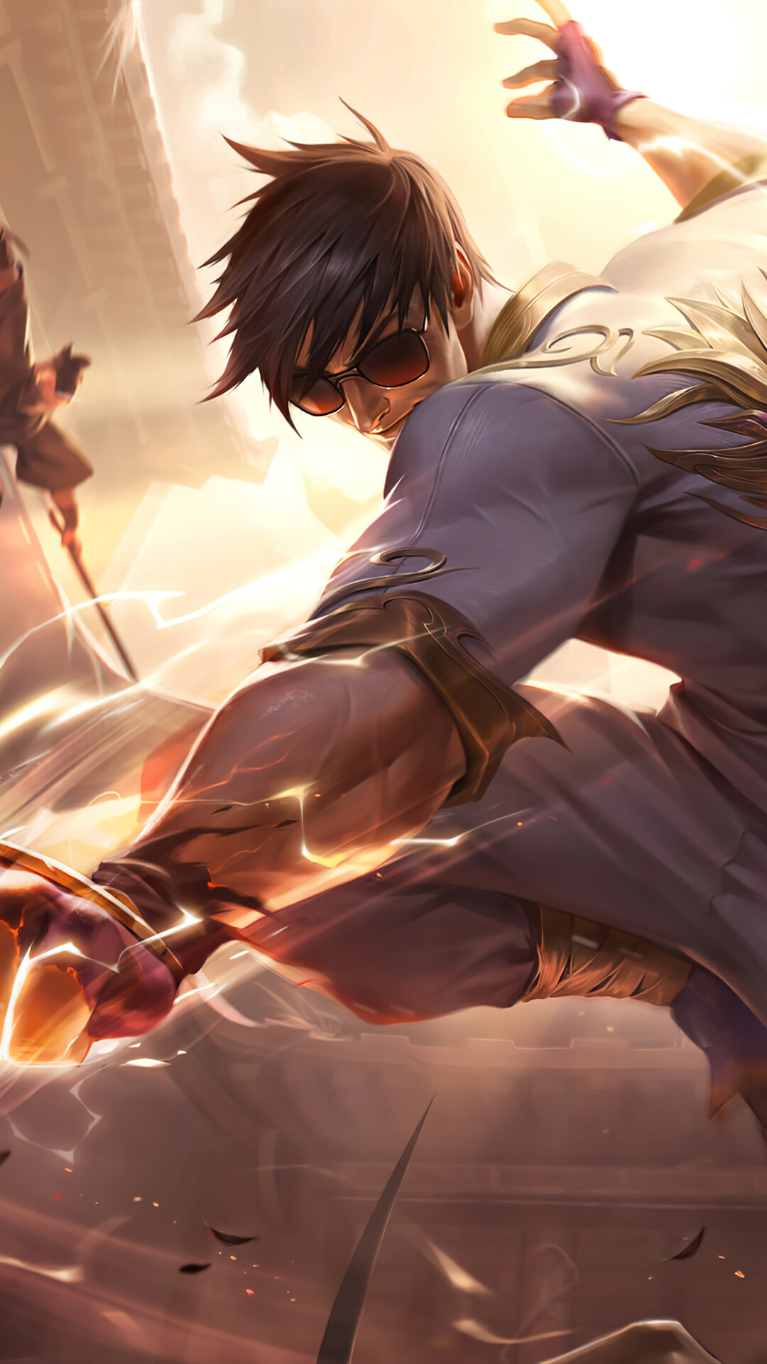 LOL Lee Sin Dragon Fist LoL Art Phone iPhone 4K Wallpaper & Artwork