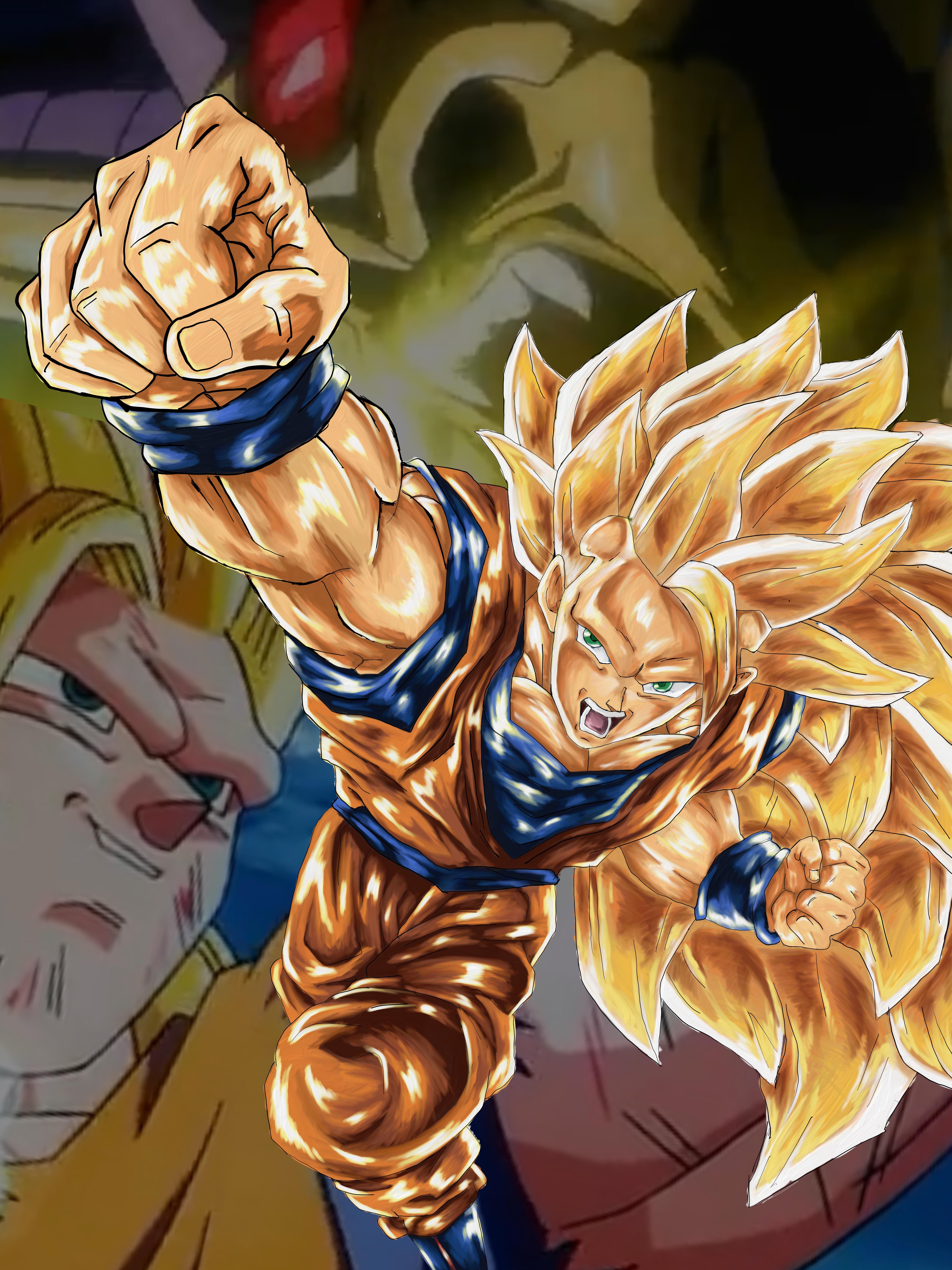 LL sjj3 goku (dragon fist) art