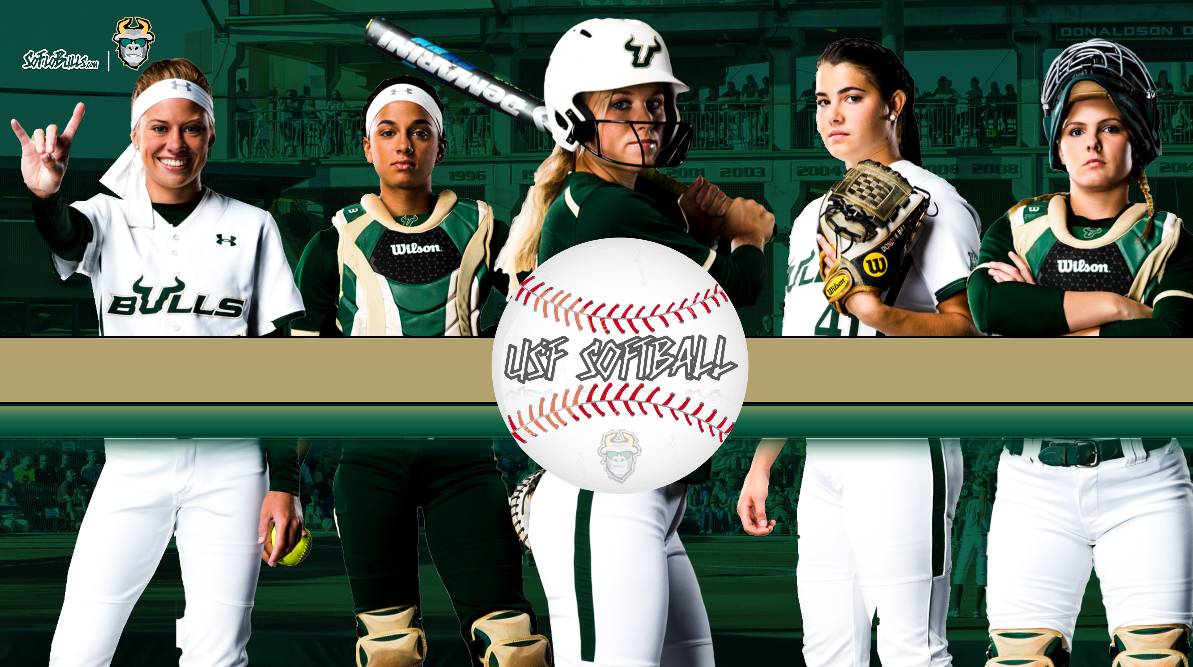 2017 Usf Bulls Softball Background Imgage Wallpaper Donovan Weber Fung Atkinson Wyckoff Soflobulls Com 3860×2160