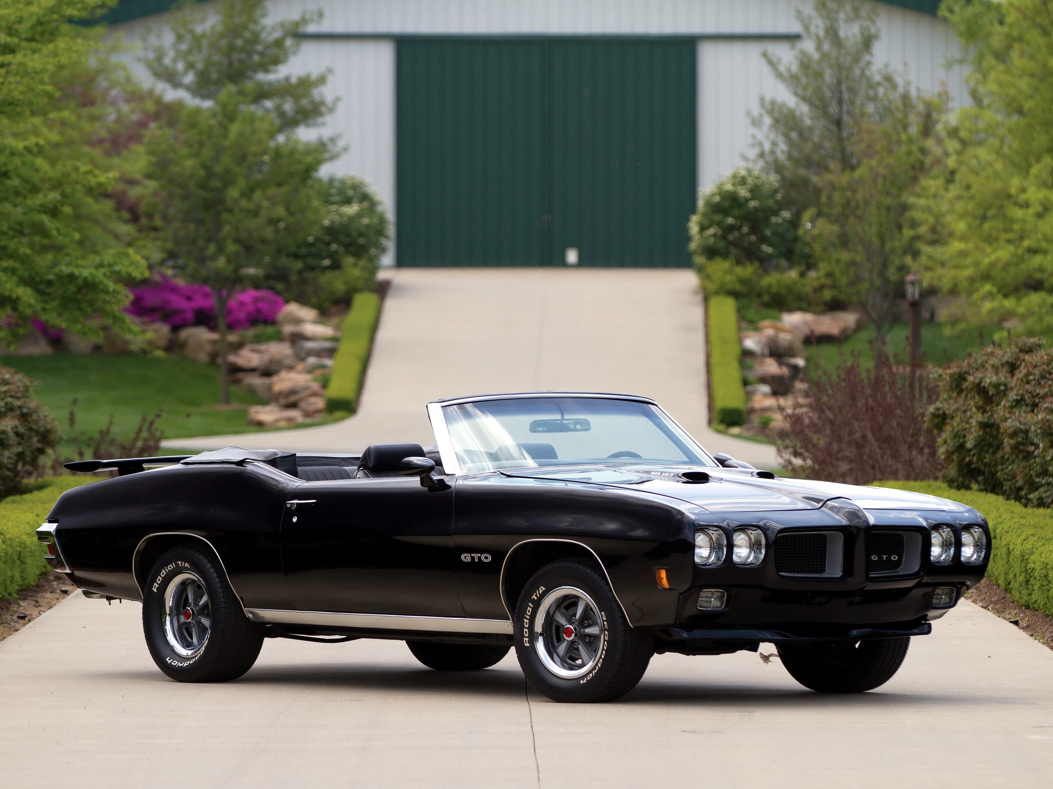 1970, Pontiac, Gto, Convertible, 4267, Muscle, Classic Wallpaper HD / Desktop and Mobile Background