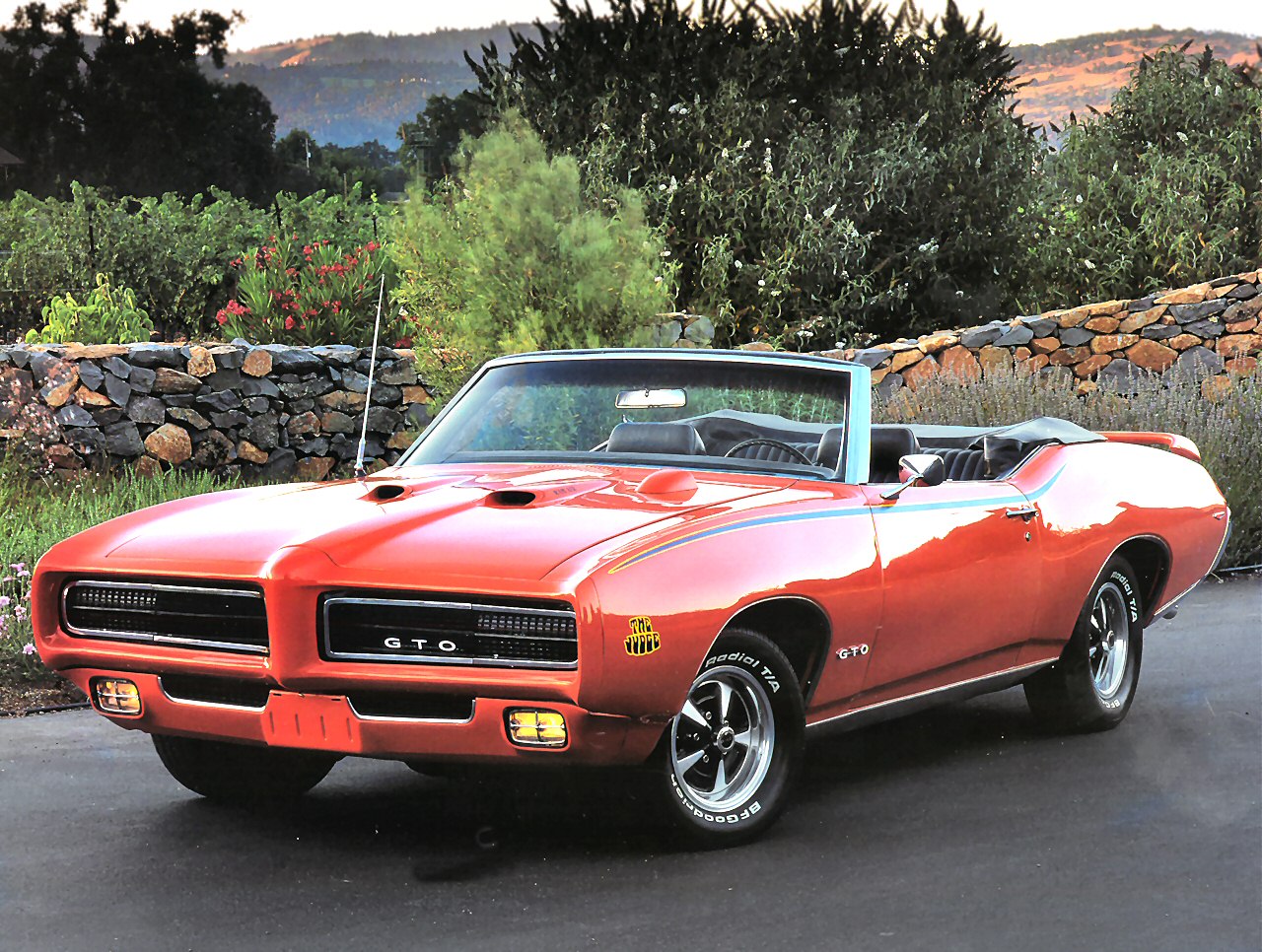 Pontiac Gto The Judge Convertible Orange Fvl Gto 1969 Cabriolet
