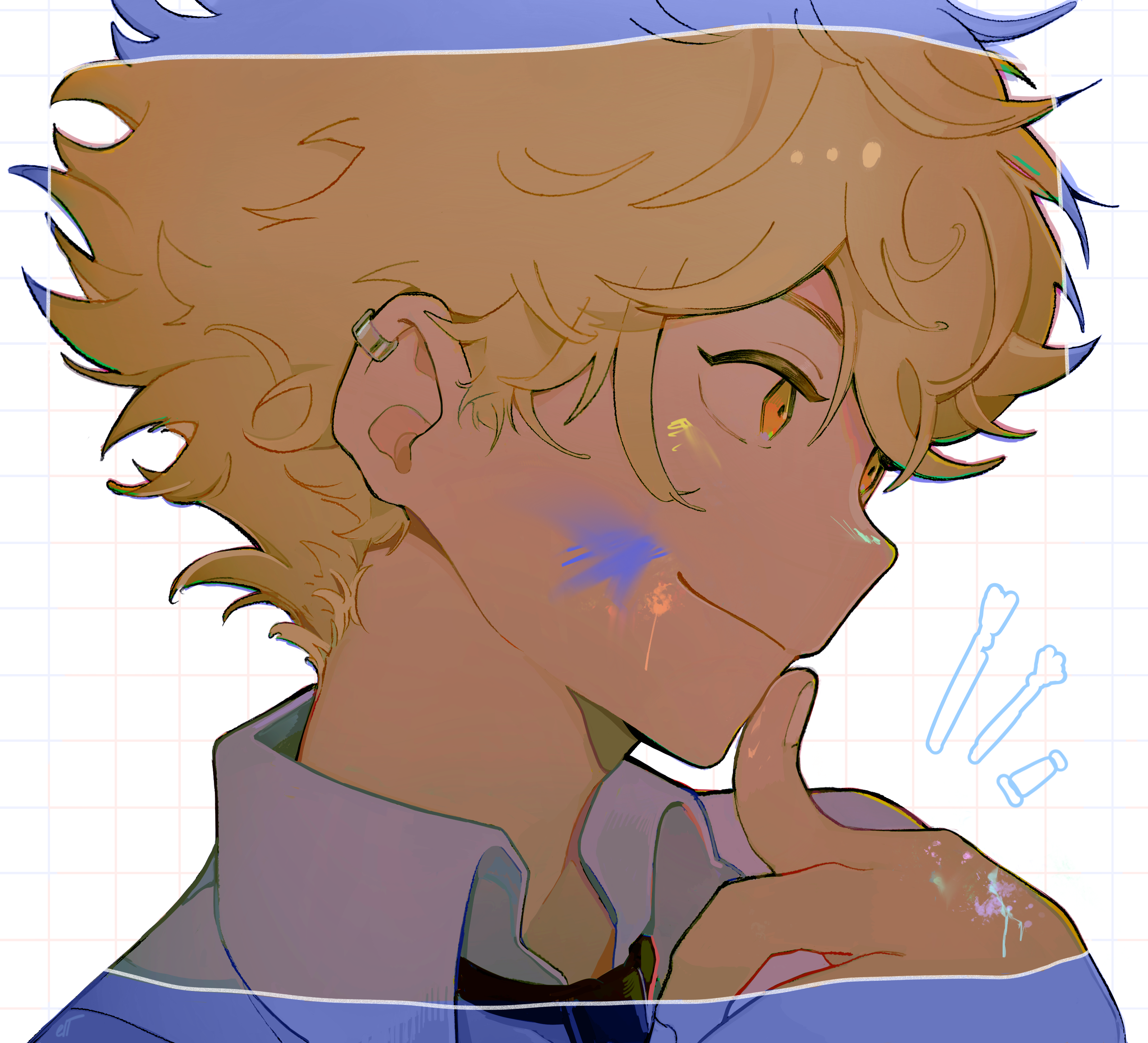 Download Yatora Yaguchi Anime Blue