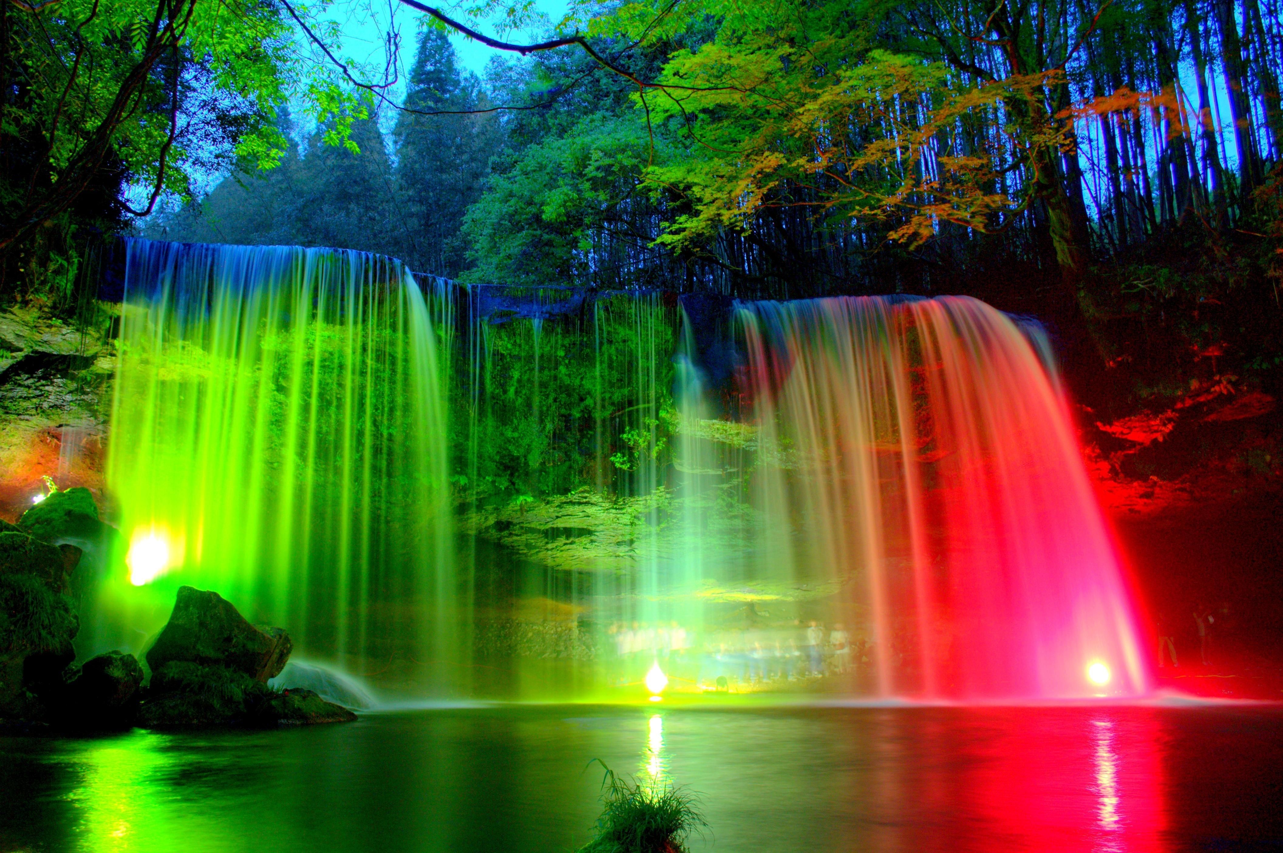 Waterfall And Rainbow Wallpaper Full HD For iPhone Waterfalls Wallpaper & Background Download